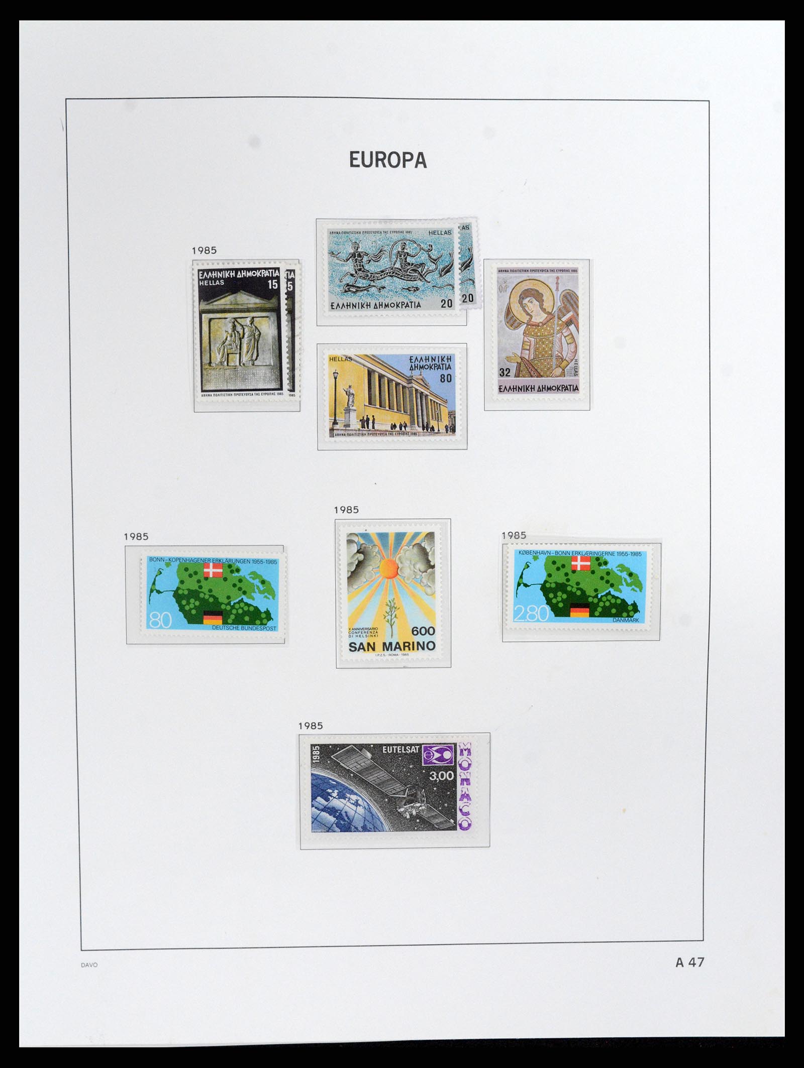 37828 251 - Postzegelverzameling 37828 Europa CEPT 1936-1986.