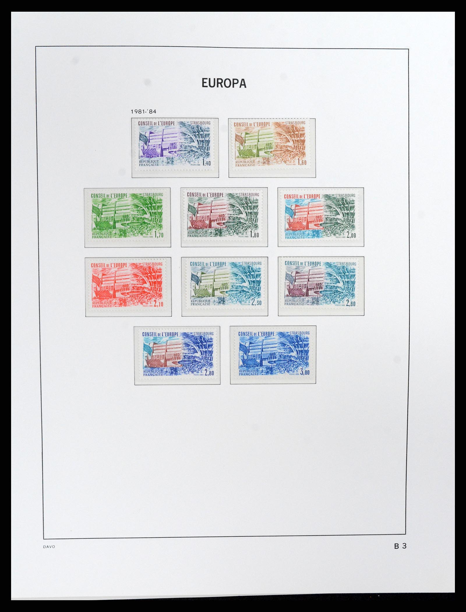 37828 255 - Stamp Collection 37828 Europa CEPT 1936-1986.