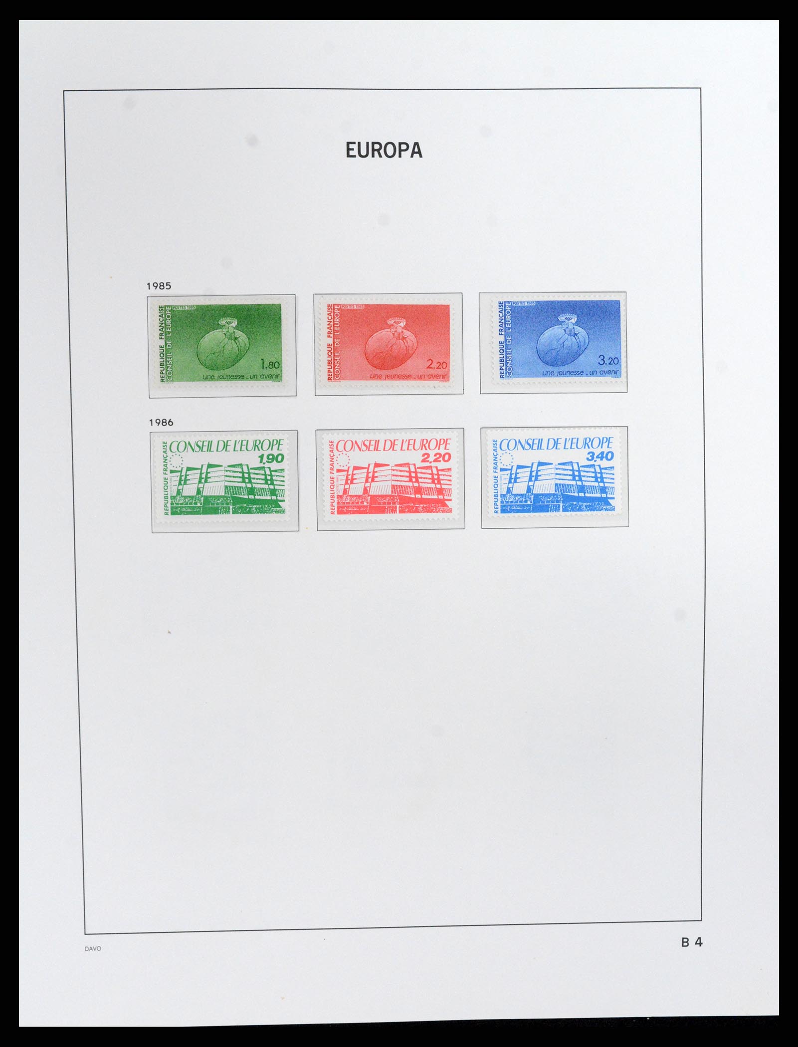 37828 256 - Postzegelverzameling 37828 Europa CEPT 1936-1986.