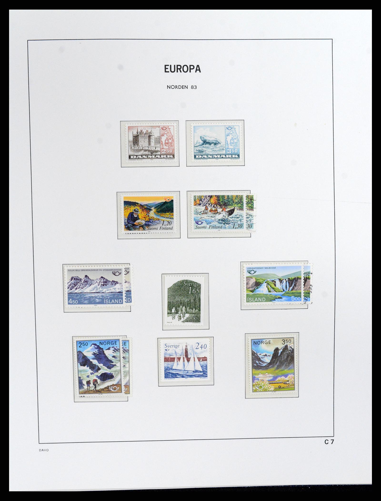 37828 257 - Postzegelverzameling 37828 Europa CEPT 1936-1986.