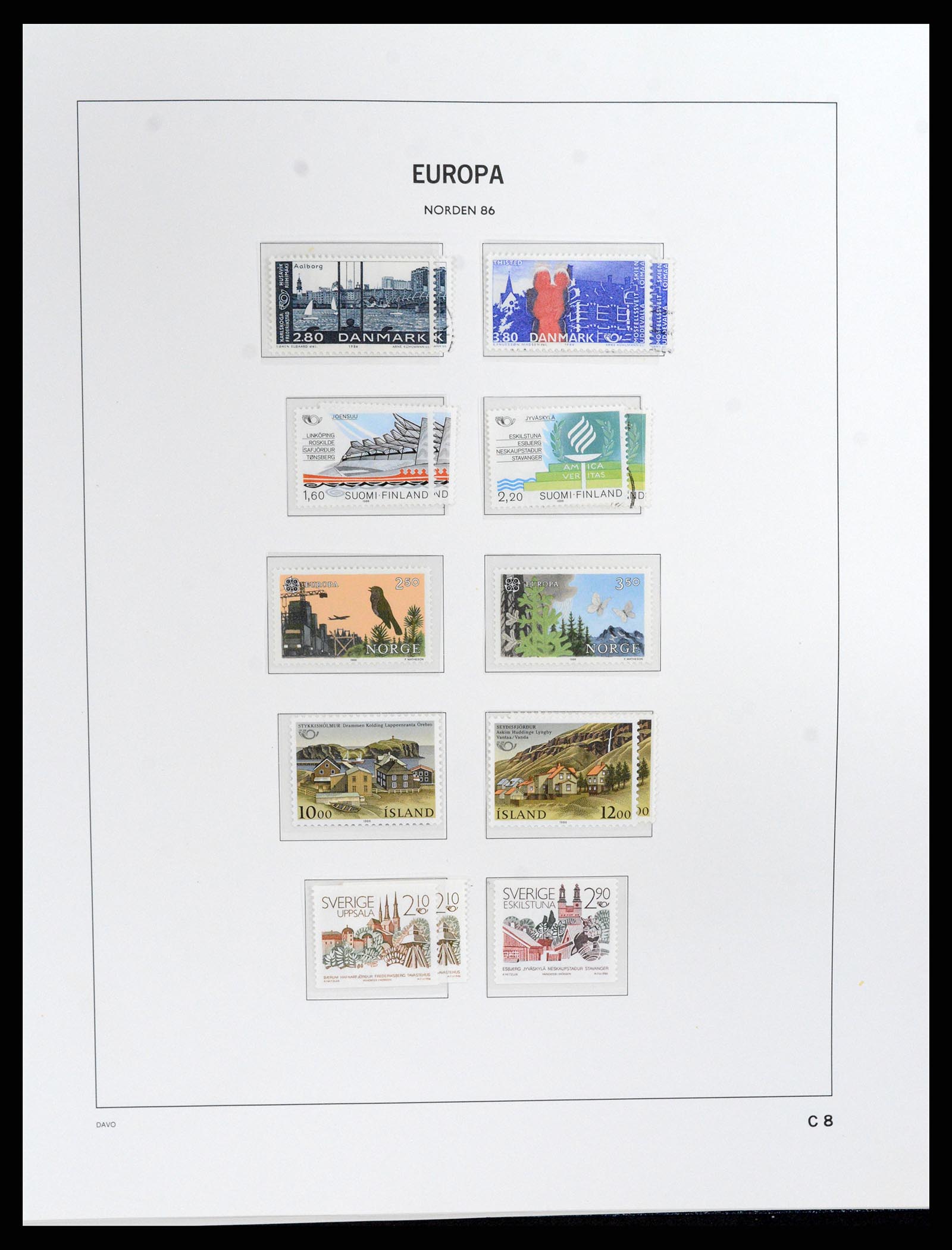 37828 258 - Postzegelverzameling 37828 Europa CEPT 1936-1986.