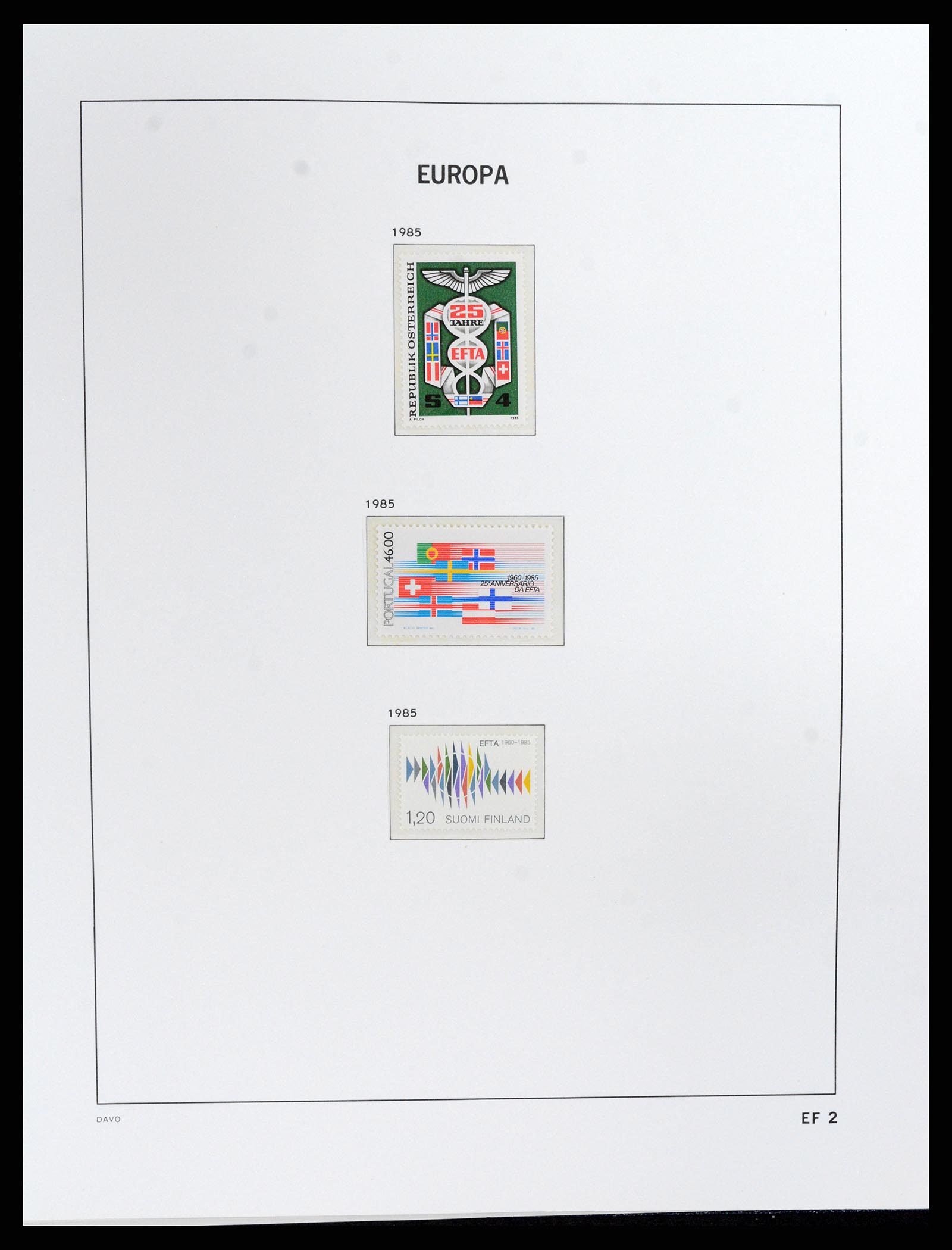 37828 259 - Postzegelverzameling 37828 Europa CEPT 1936-1986.