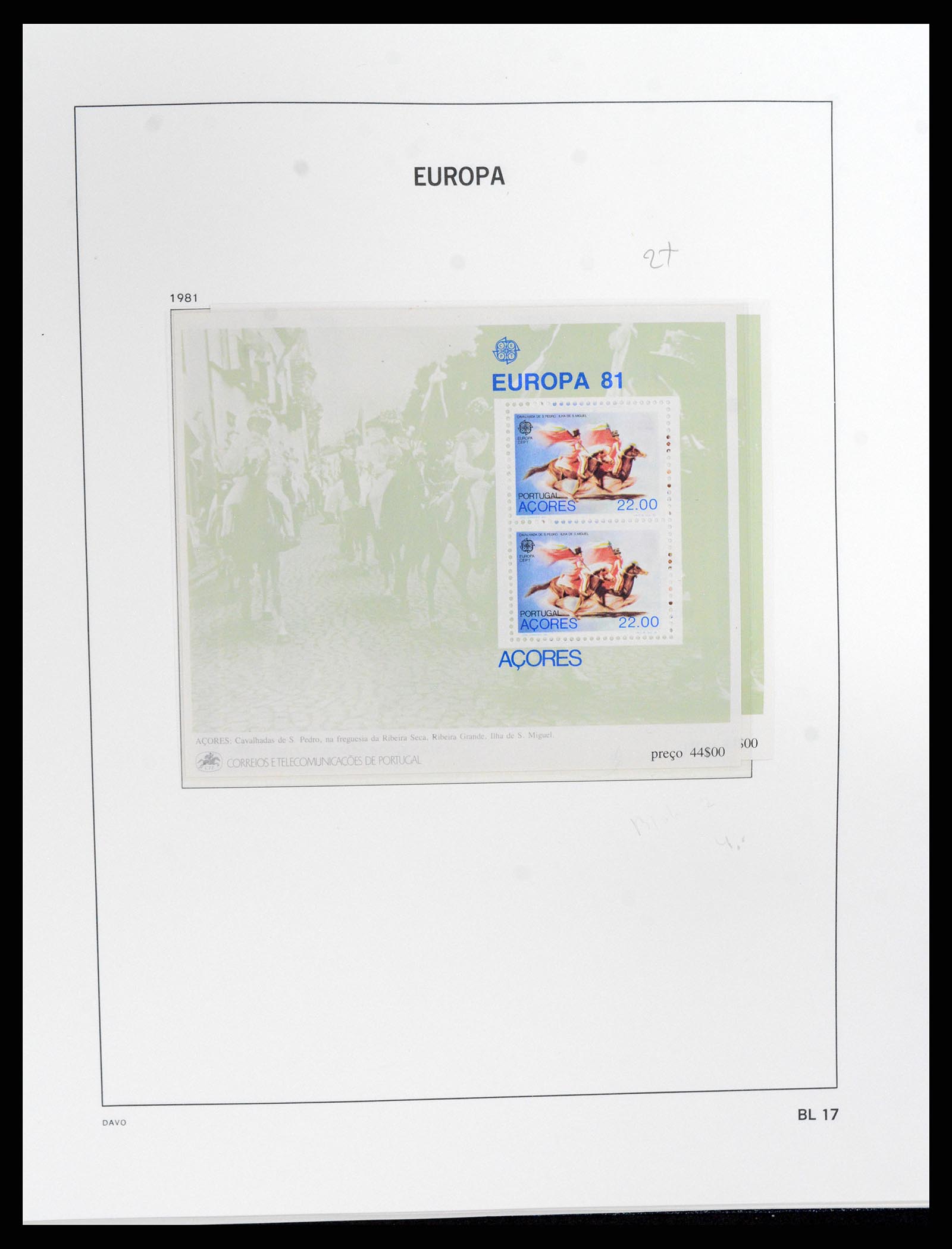 37828 260 - Postzegelverzameling 37828 Europa CEPT 1936-1986.
