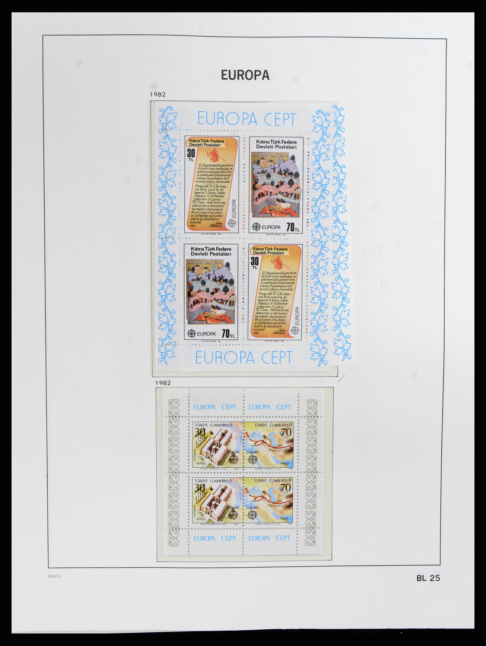 37828 268 - Postzegelverzameling 37828 Europa CEPT 1936-1986.