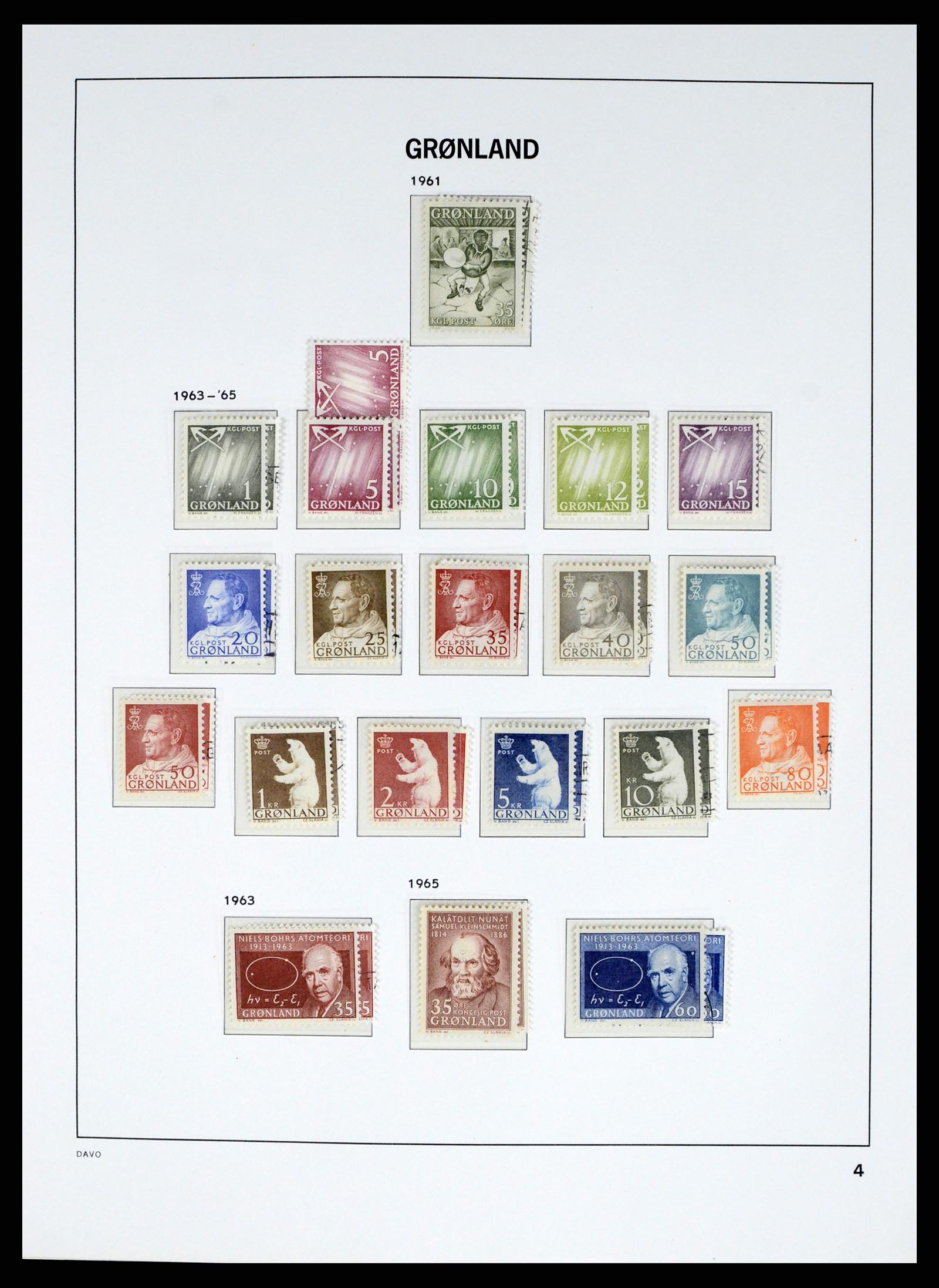 37829 006 - Stamp Collection 37829 Greenland 1905-2016.