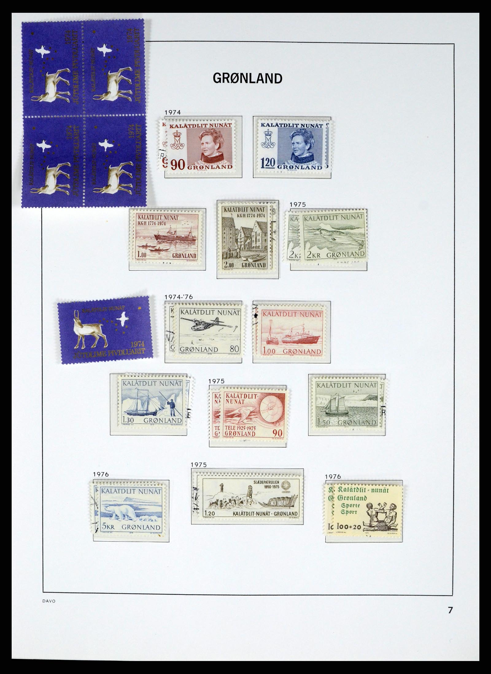 37829 009 - Stamp Collection 37829 Greenland 1905-2016.