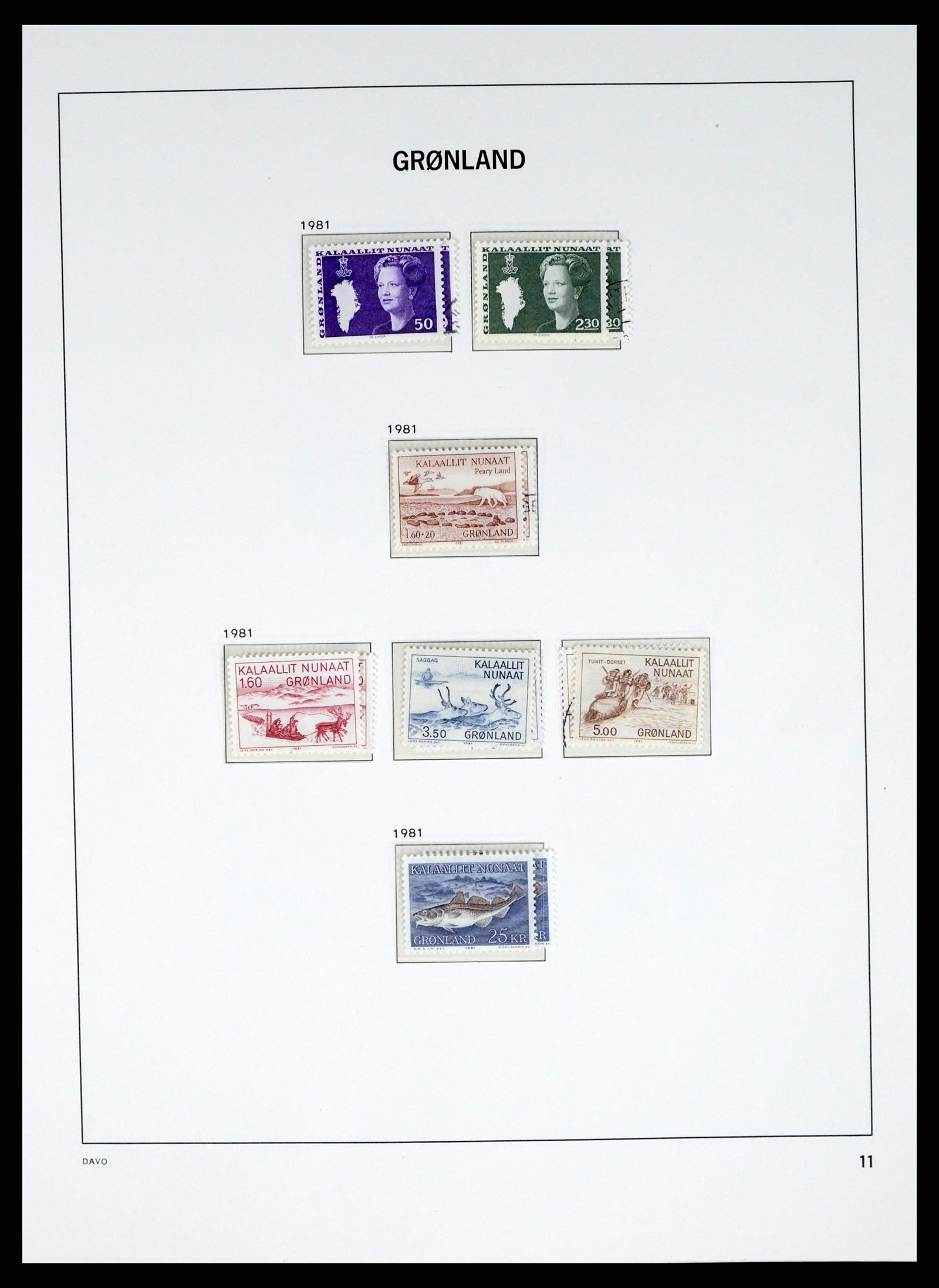 37829 013 - Stamp Collection 37829 Greenland 1905-2016.