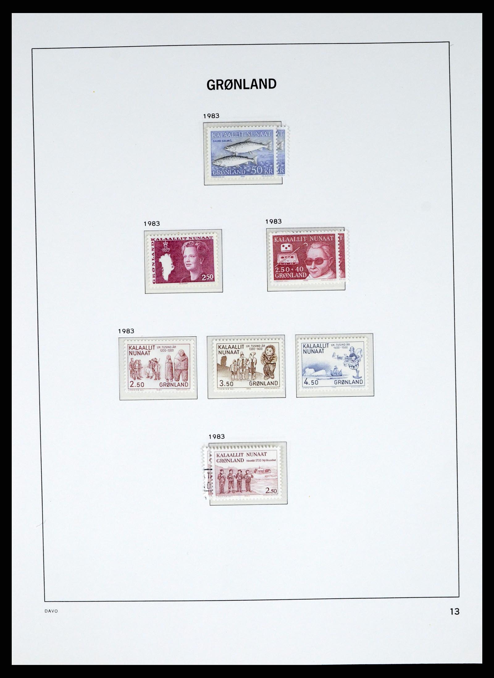 37829 015 - Stamp Collection 37829 Greenland 1905-2016.