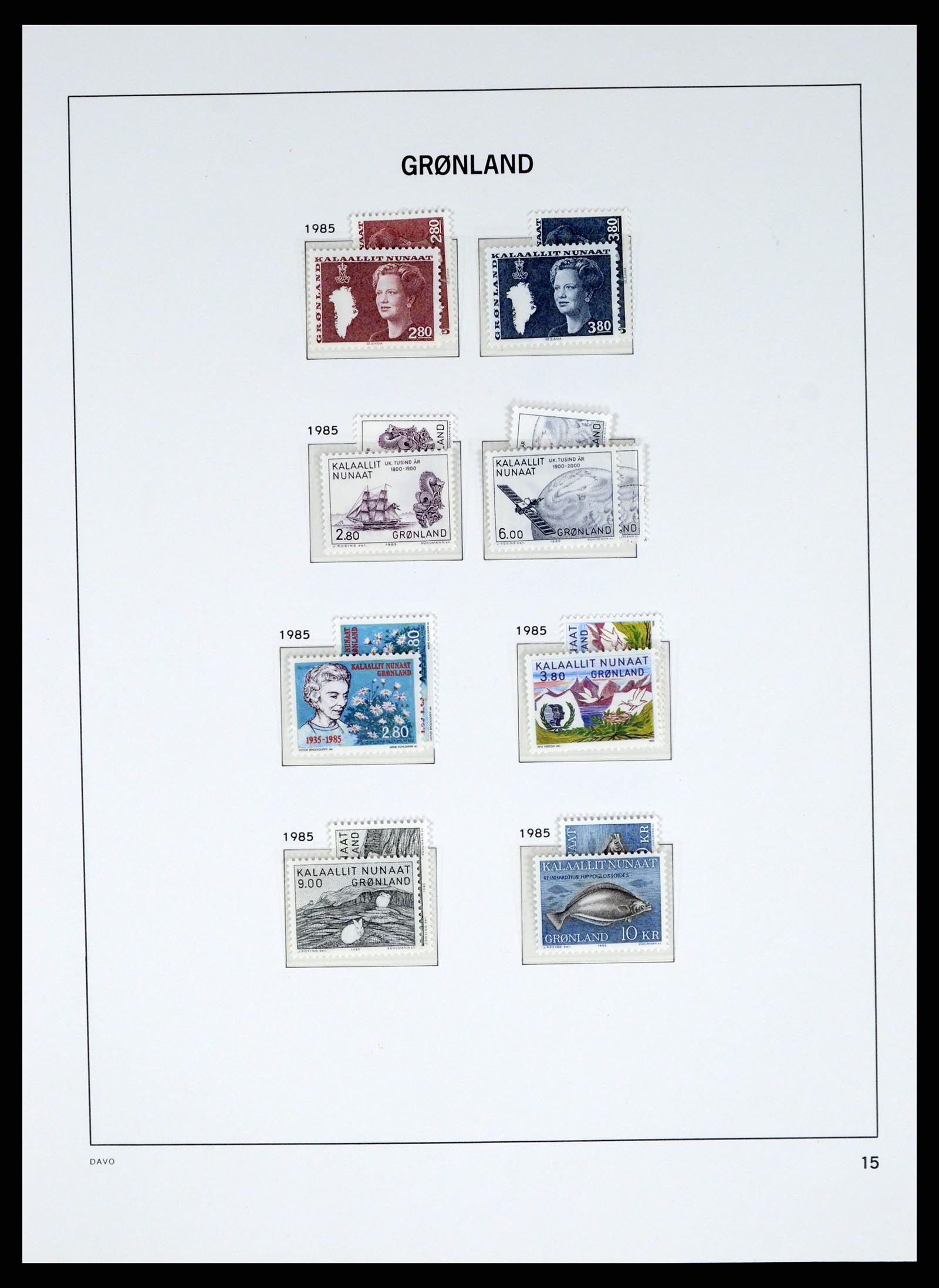 37829 017 - Stamp Collection 37829 Greenland 1905-2016.