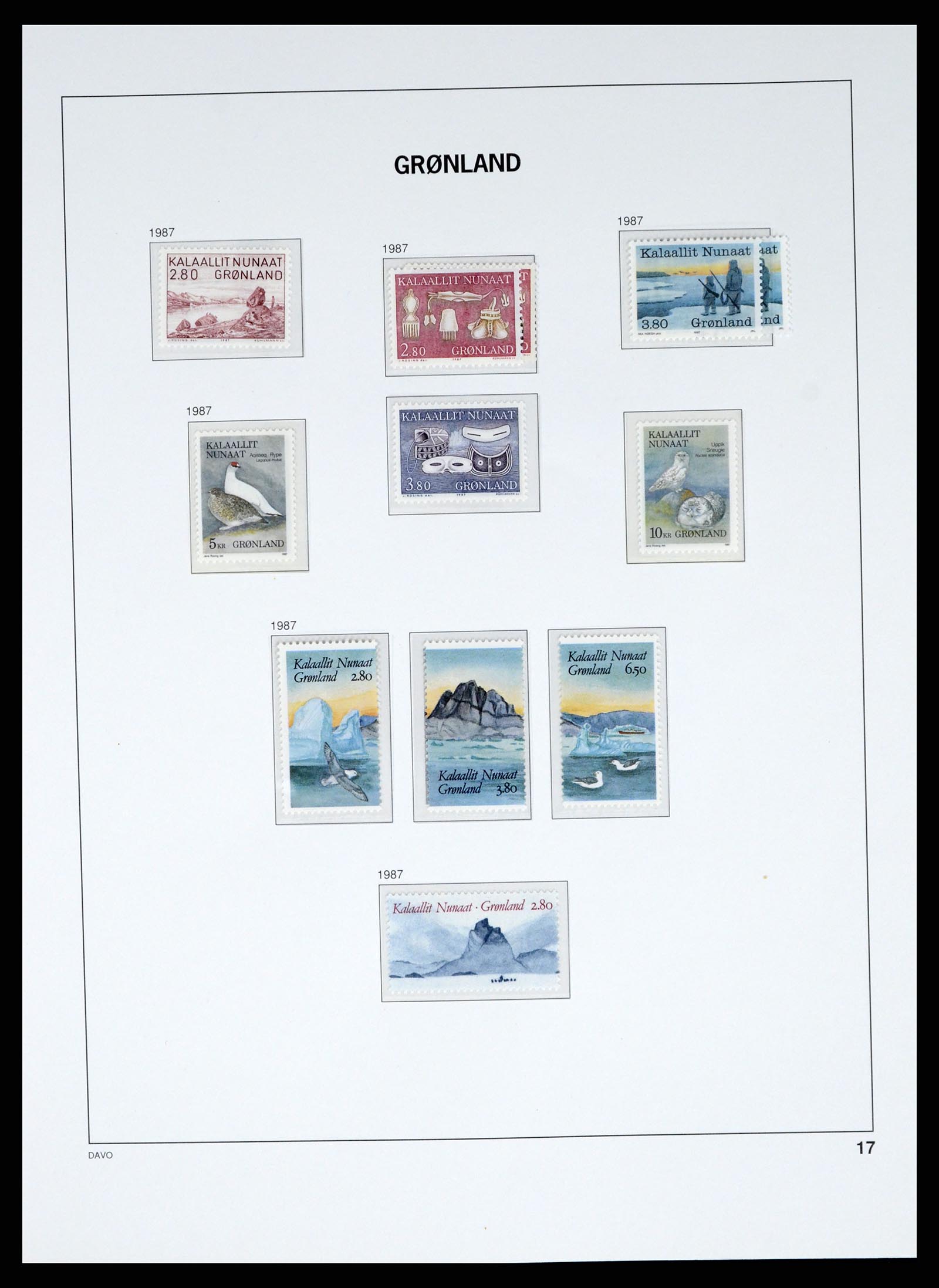 37829 019 - Stamp Collection 37829 Greenland 1905-2016.