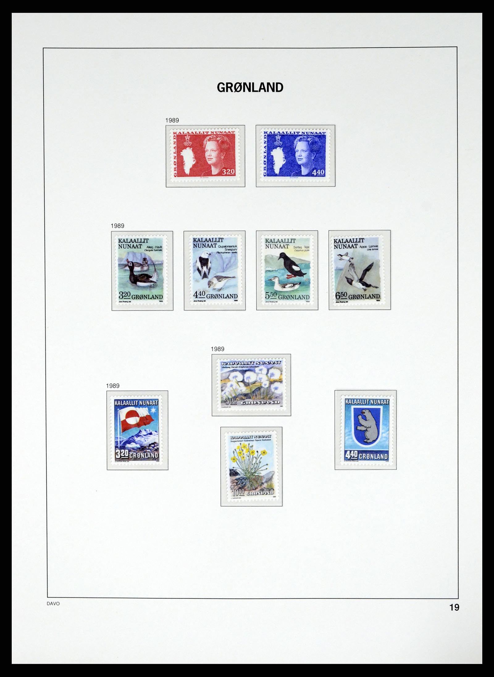37829 023 - Postzegelverzameling 37829 Groenland 1905-2016.