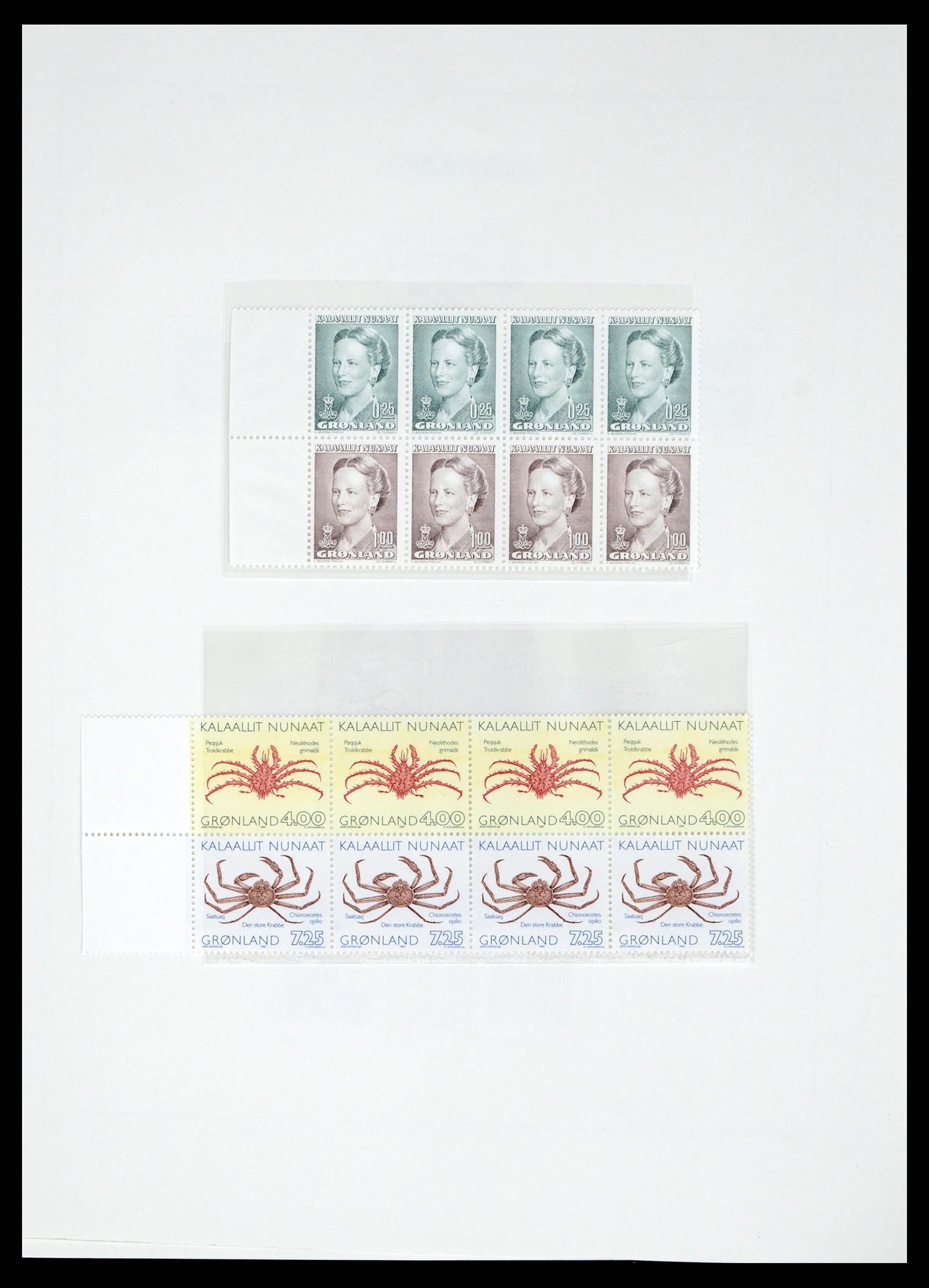 37829 030 - Postzegelverzameling 37829 Groenland 1905-2016.