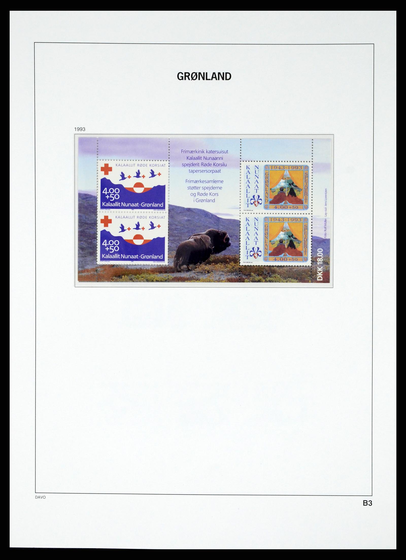 37829 033 - Postzegelverzameling 37829 Groenland 1905-2016.