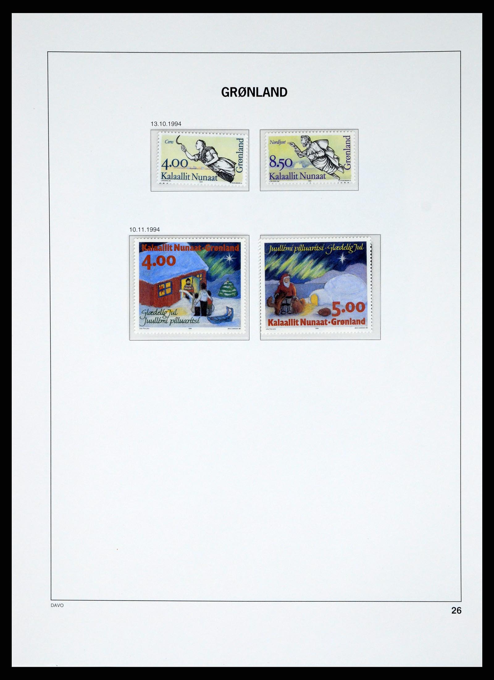 37829 035 - Postzegelverzameling 37829 Groenland 1905-2016.