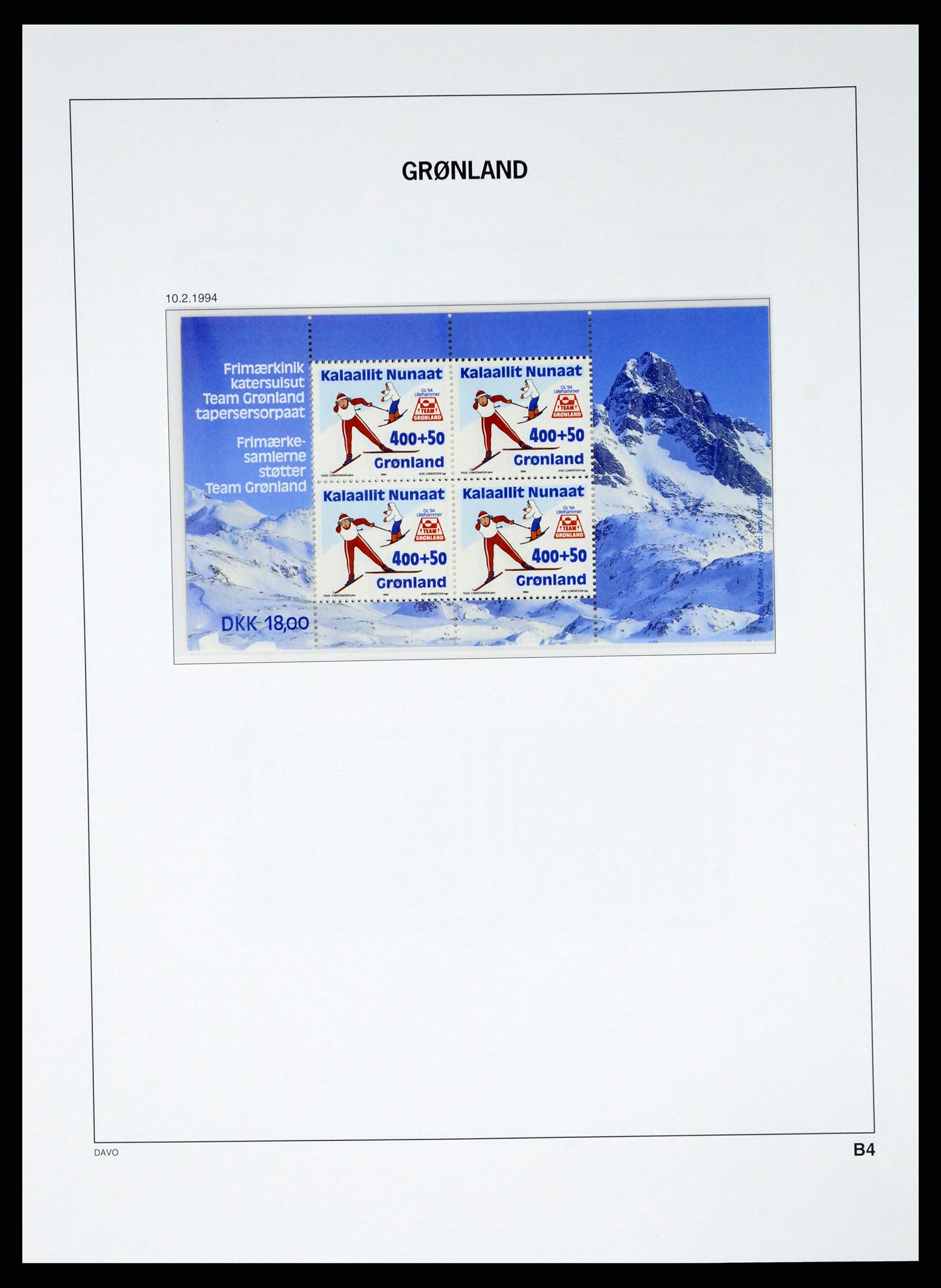 37829 036 - Postzegelverzameling 37829 Groenland 1905-2016.