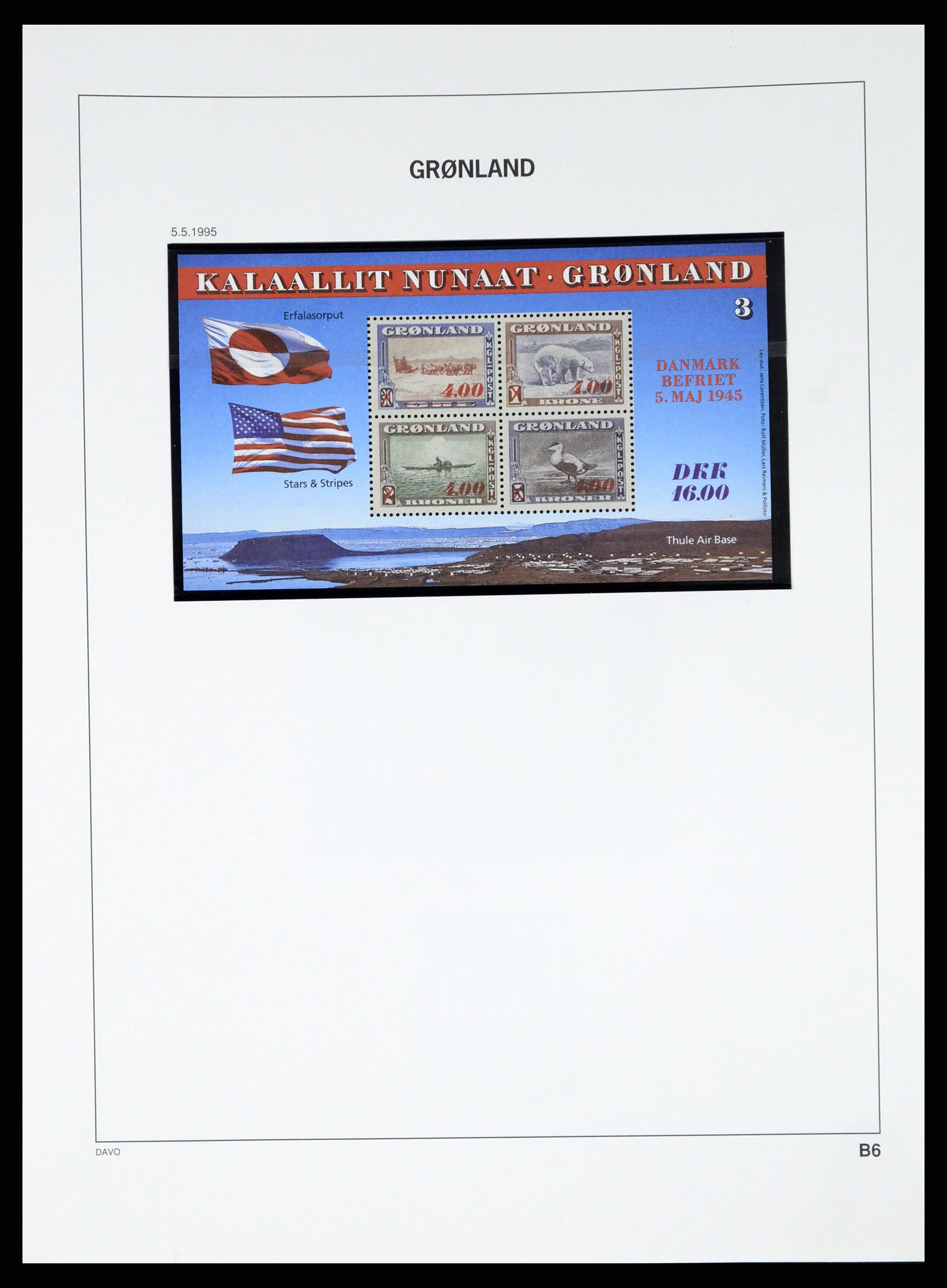 37829 040 - Postzegelverzameling 37829 Groenland 1905-2016.