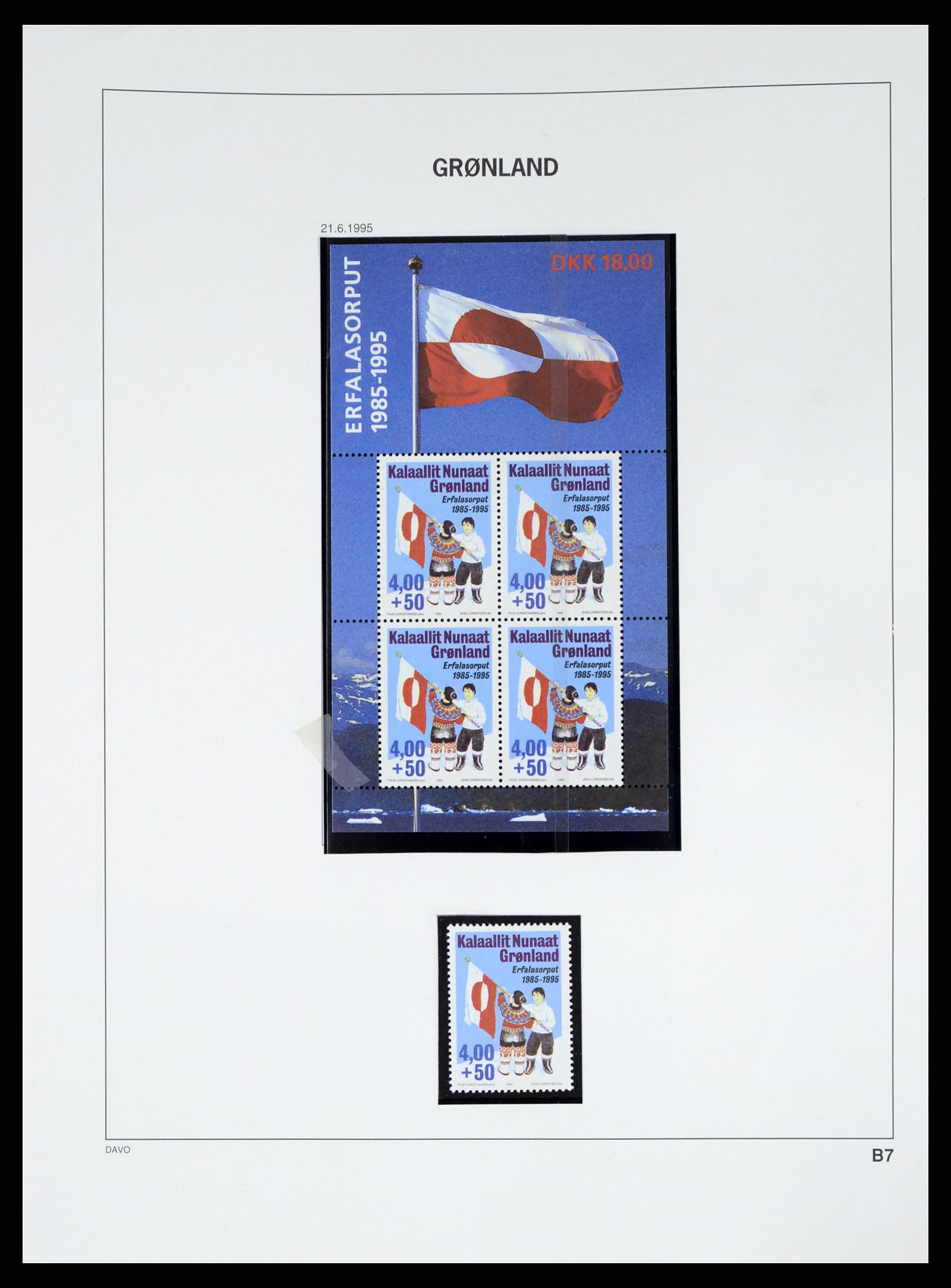 37829 041 - Postzegelverzameling 37829 Groenland 1905-2016.