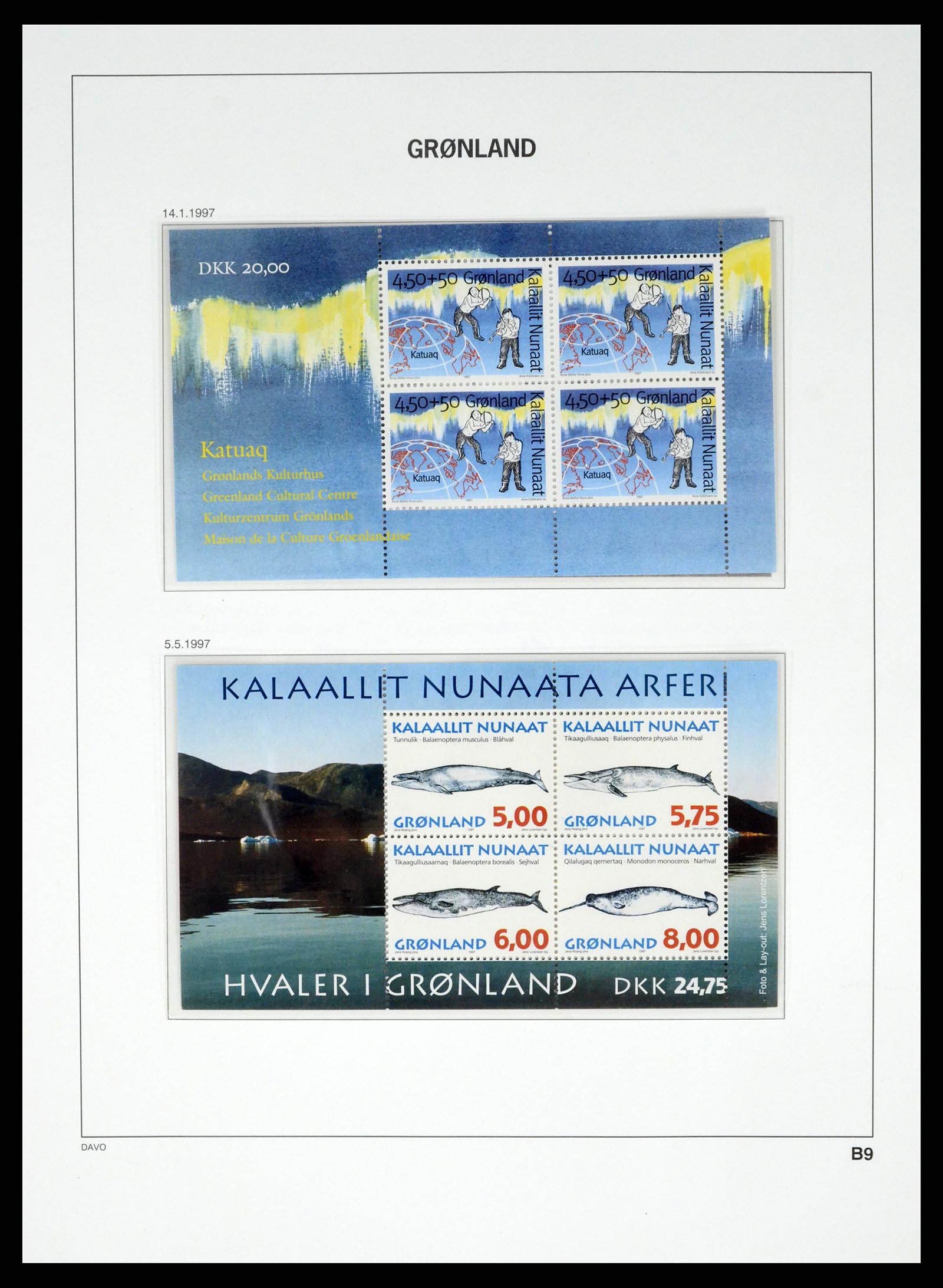 37829 053 - Postzegelverzameling 37829 Groenland 1905-2016.