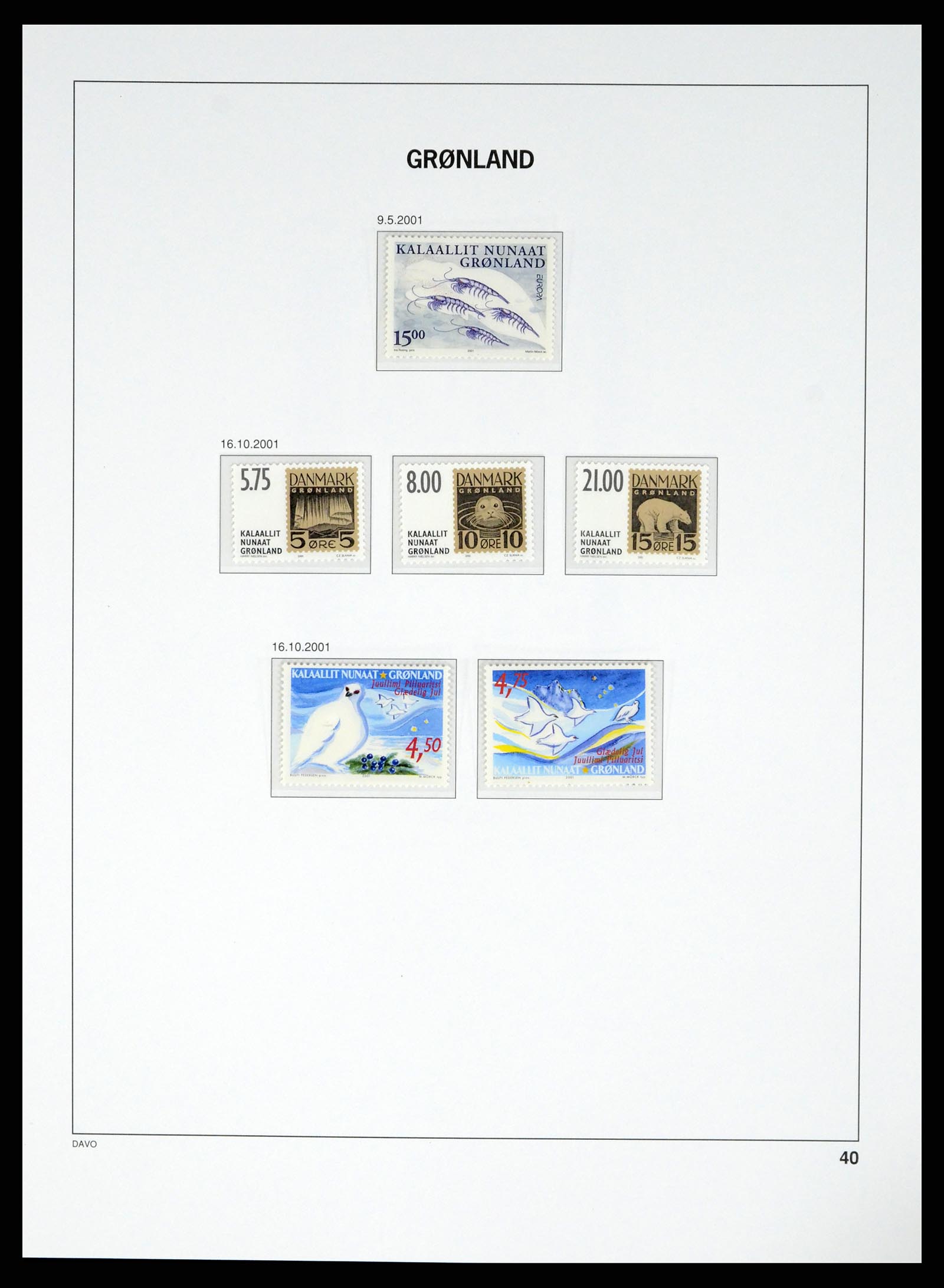 37829 070 - Stamp Collection 37829 Greenland 1905-2016.