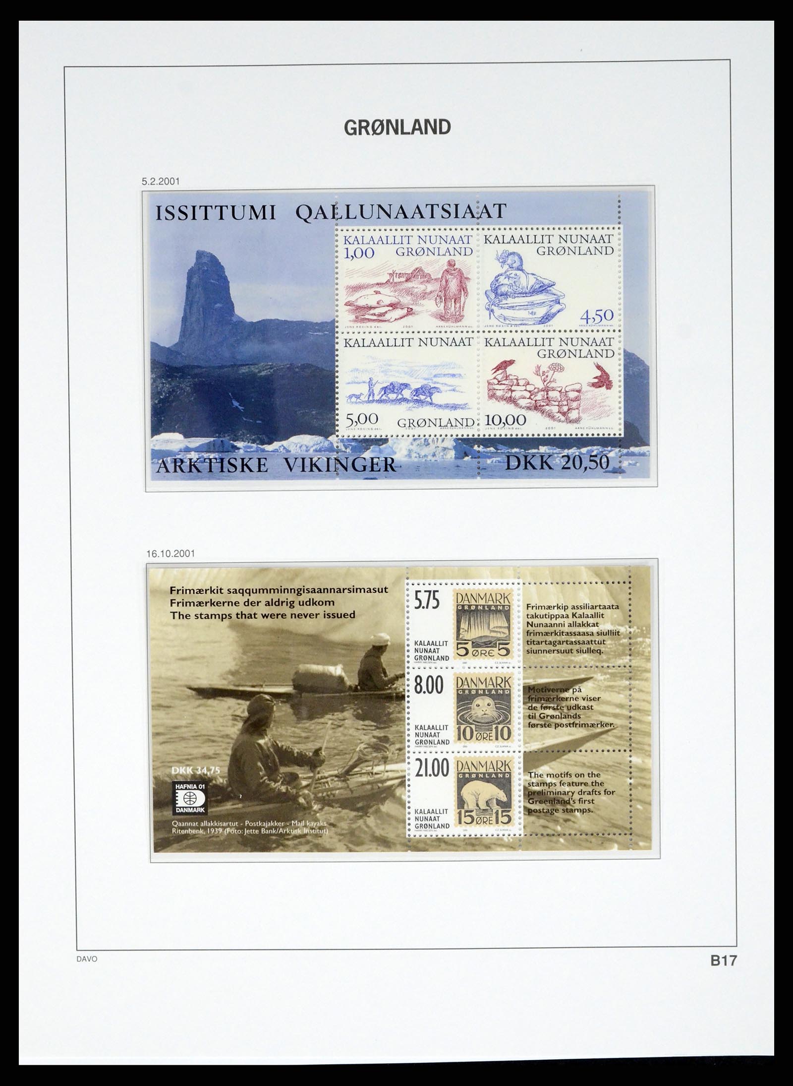 37829 072 - Stamp Collection 37829 Greenland 1905-2016.