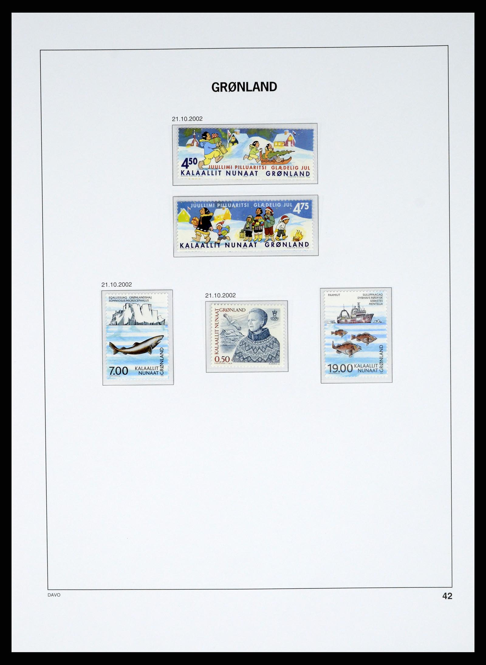 37829 074 - Stamp Collection 37829 Greenland 1905-2016.