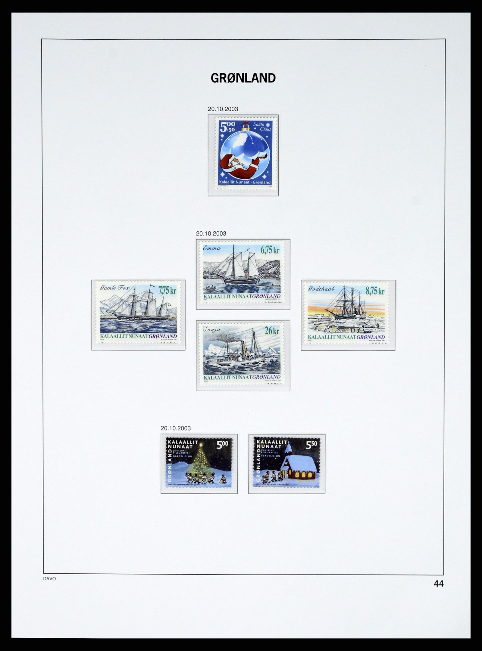 37829 078 - Stamp Collection 37829 Greenland 1905-2016.