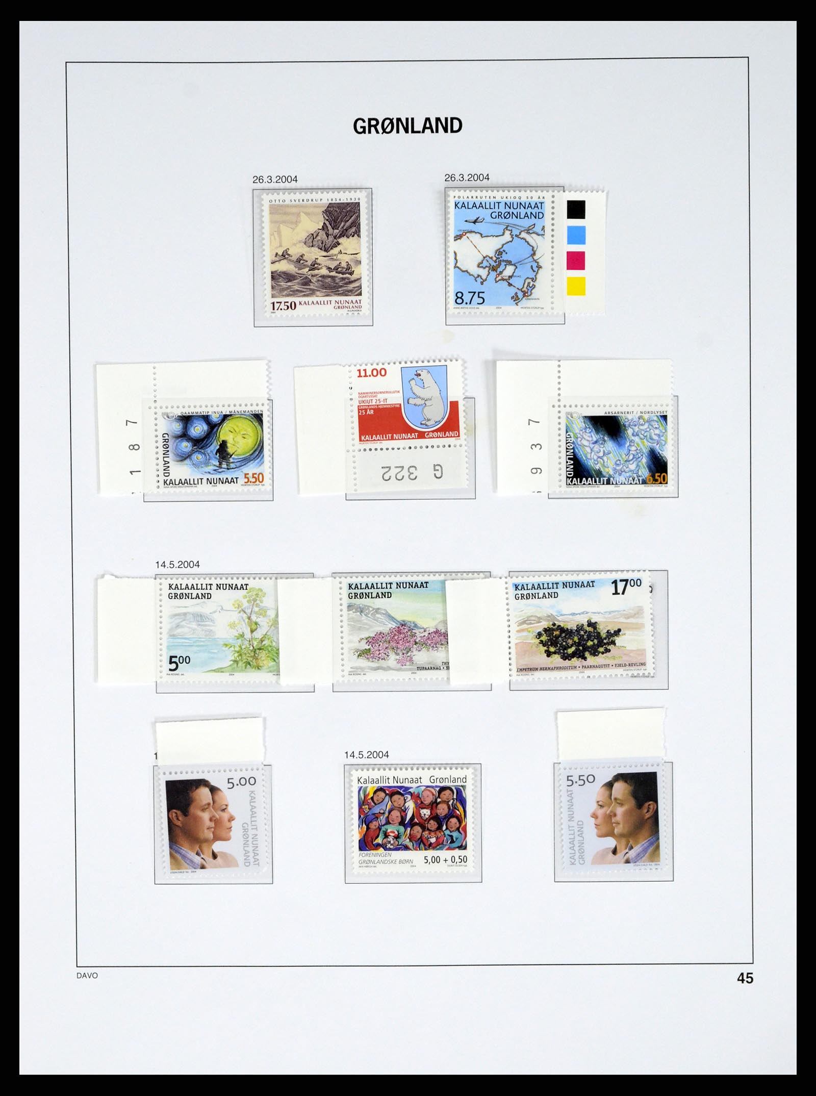 37829 081 - Postzegelverzameling 37829 Groenland 1905-2016.