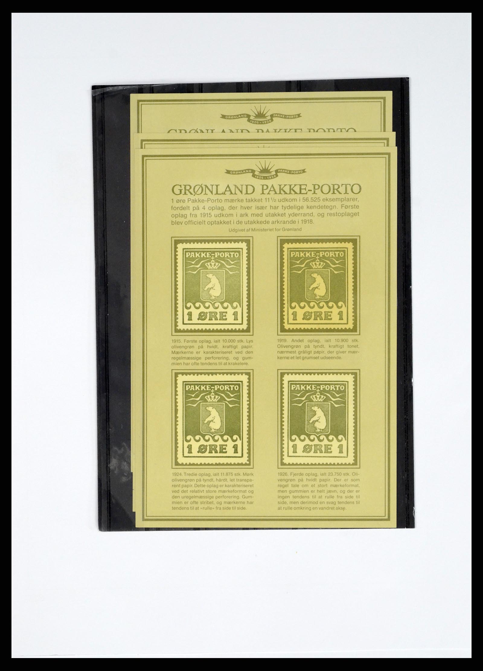 37829 084 - Postzegelverzameling 37829 Groenland 1905-2016.