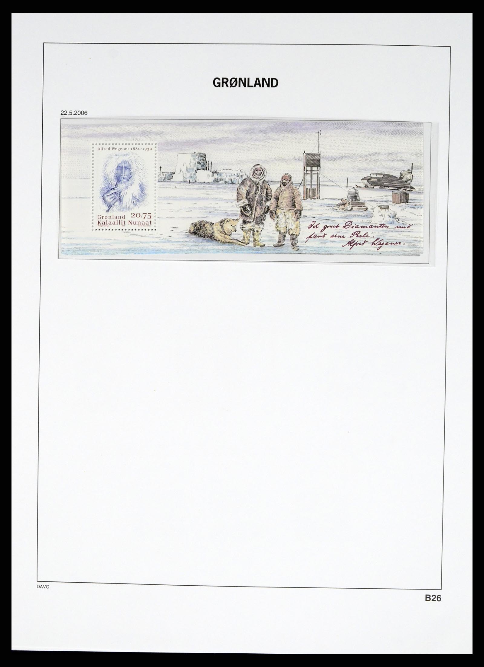 37829 096 - Postzegelverzameling 37829 Groenland 1905-2016.