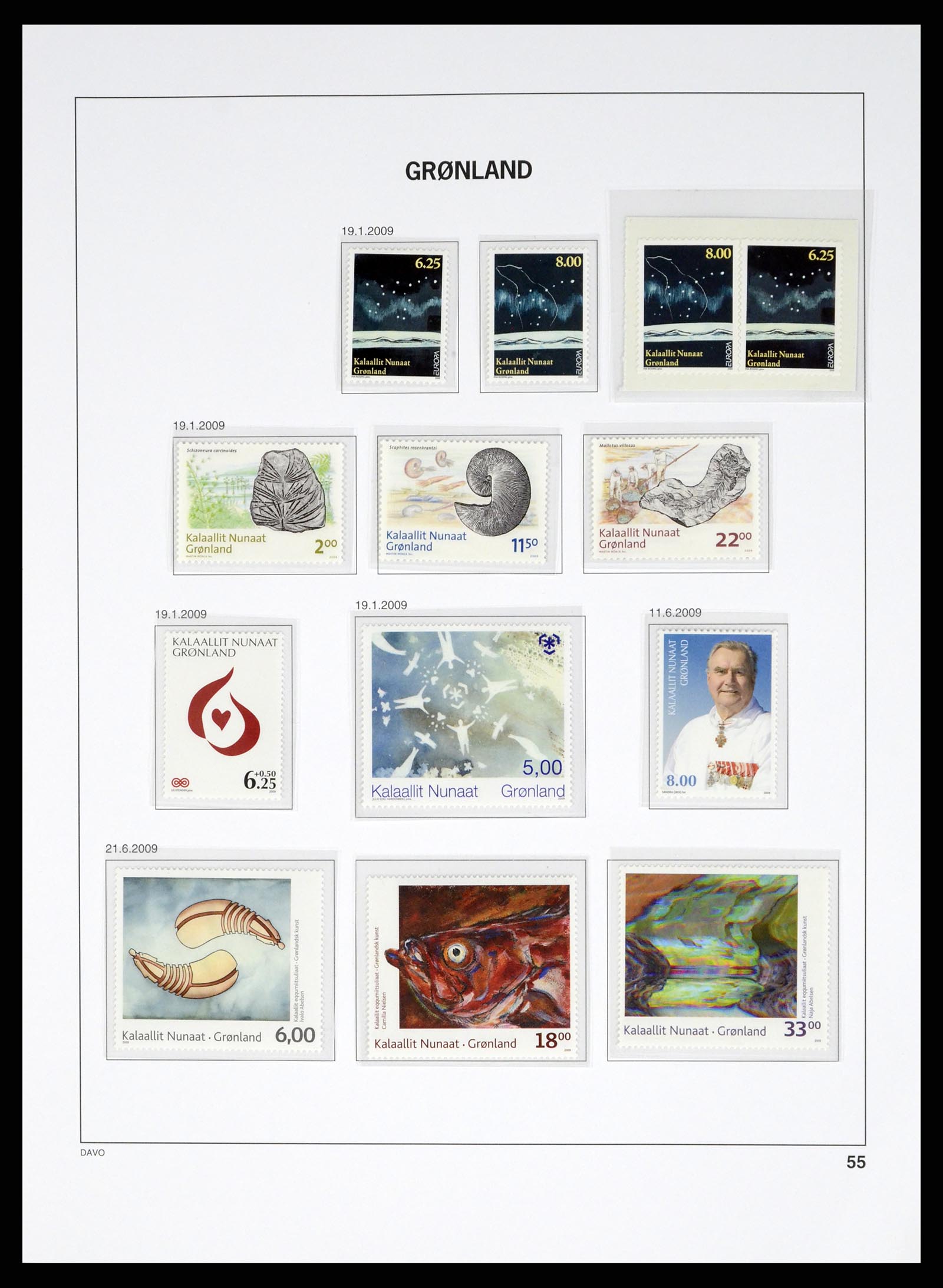 37829 105 - Stamp Collection 37829 Greenland 1905-2016.