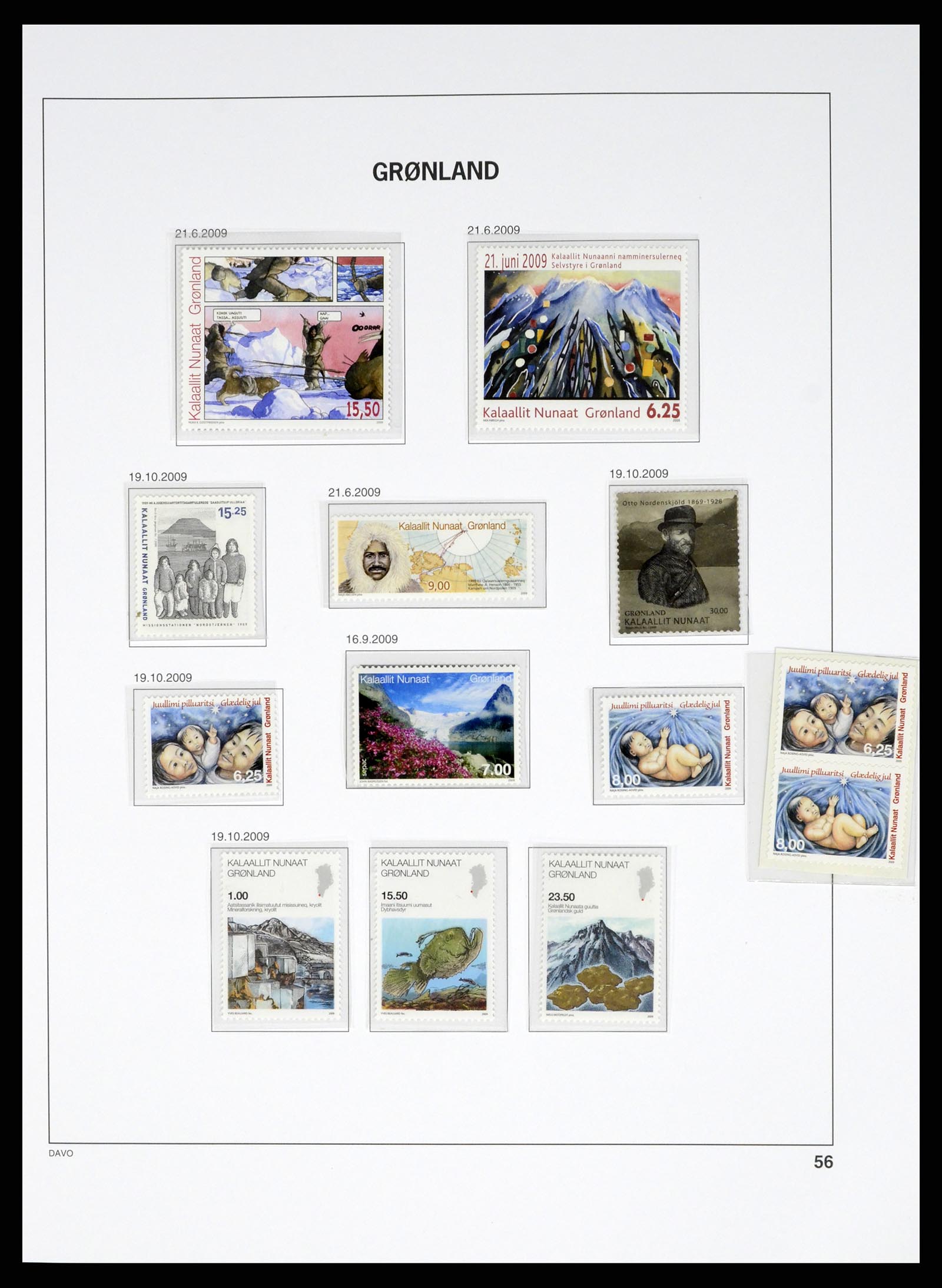37829 106 - Stamp Collection 37829 Greenland 1905-2016.
