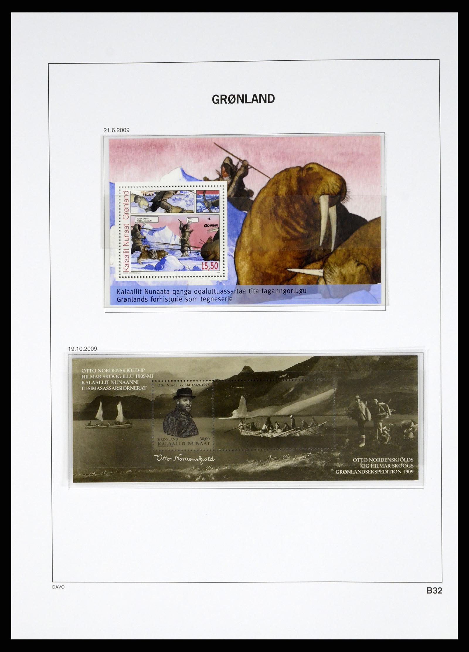 37829 108 - Stamp Collection 37829 Greenland 1905-2016.