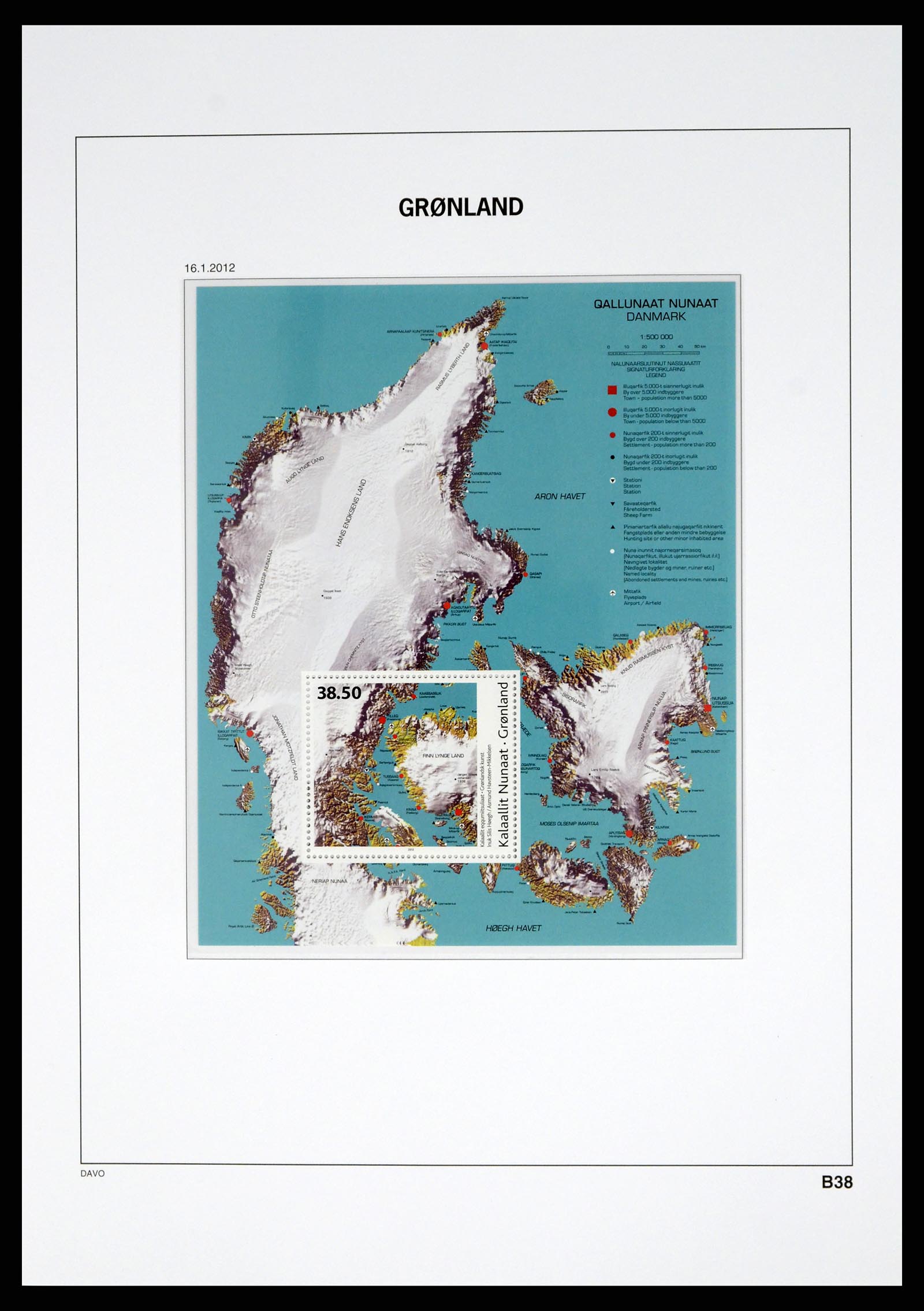 37829 122 - Stamp Collection 37829 Greenland 1905-2016.