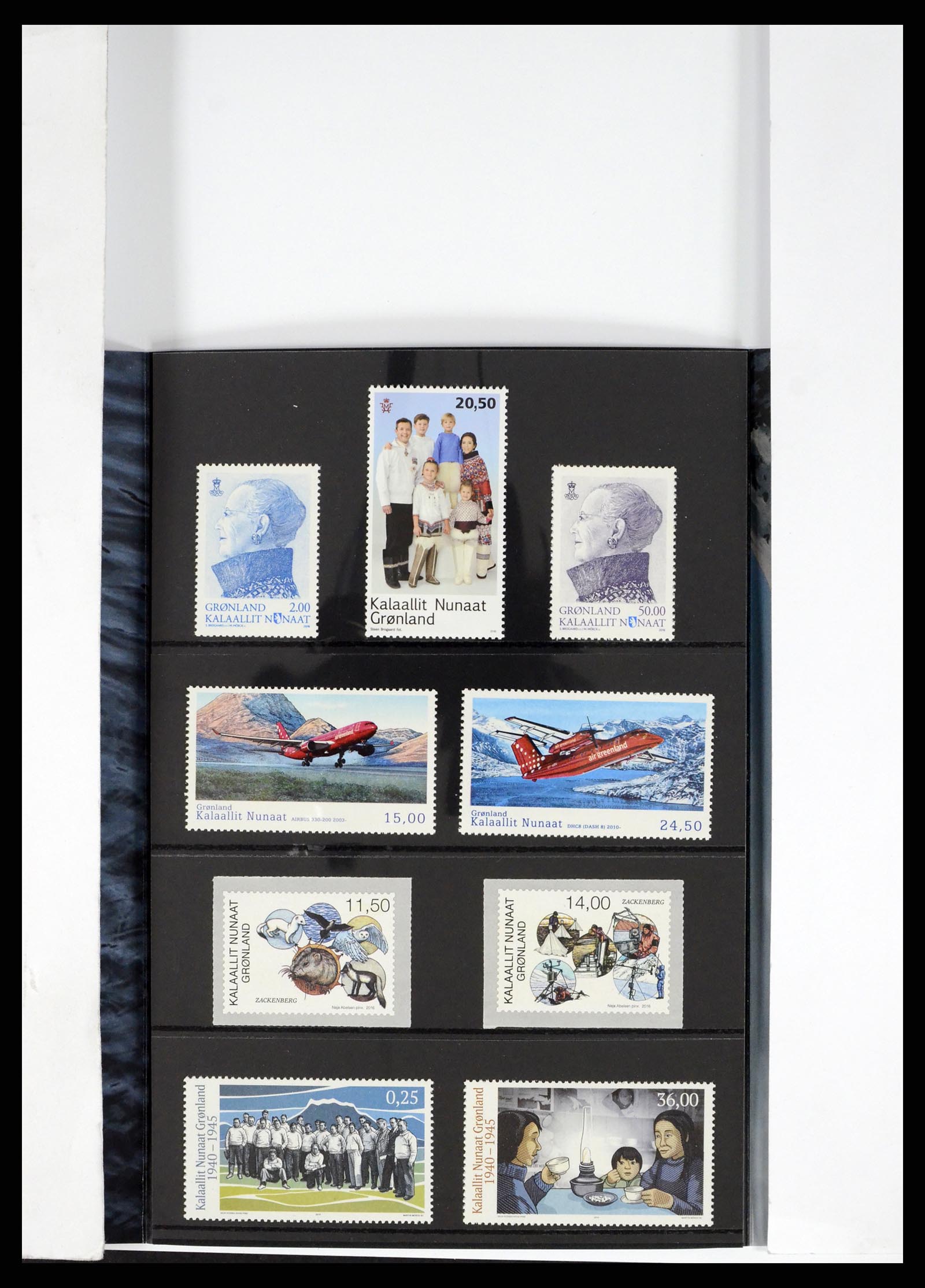 37829 146 - Postzegelverzameling 37829 Groenland 1905-2016.