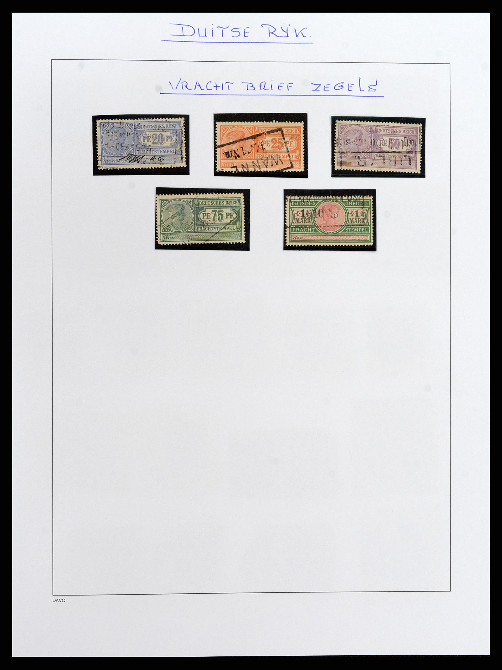 37830 001 - Postzegelverzameling 37830 Duitse Rijk 1872-1945.