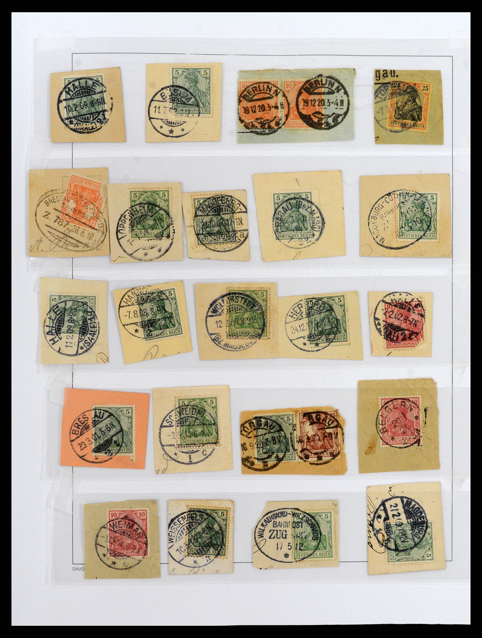 37830 002 - Postzegelverzameling 37830 Duitse Rijk 1872-1945.