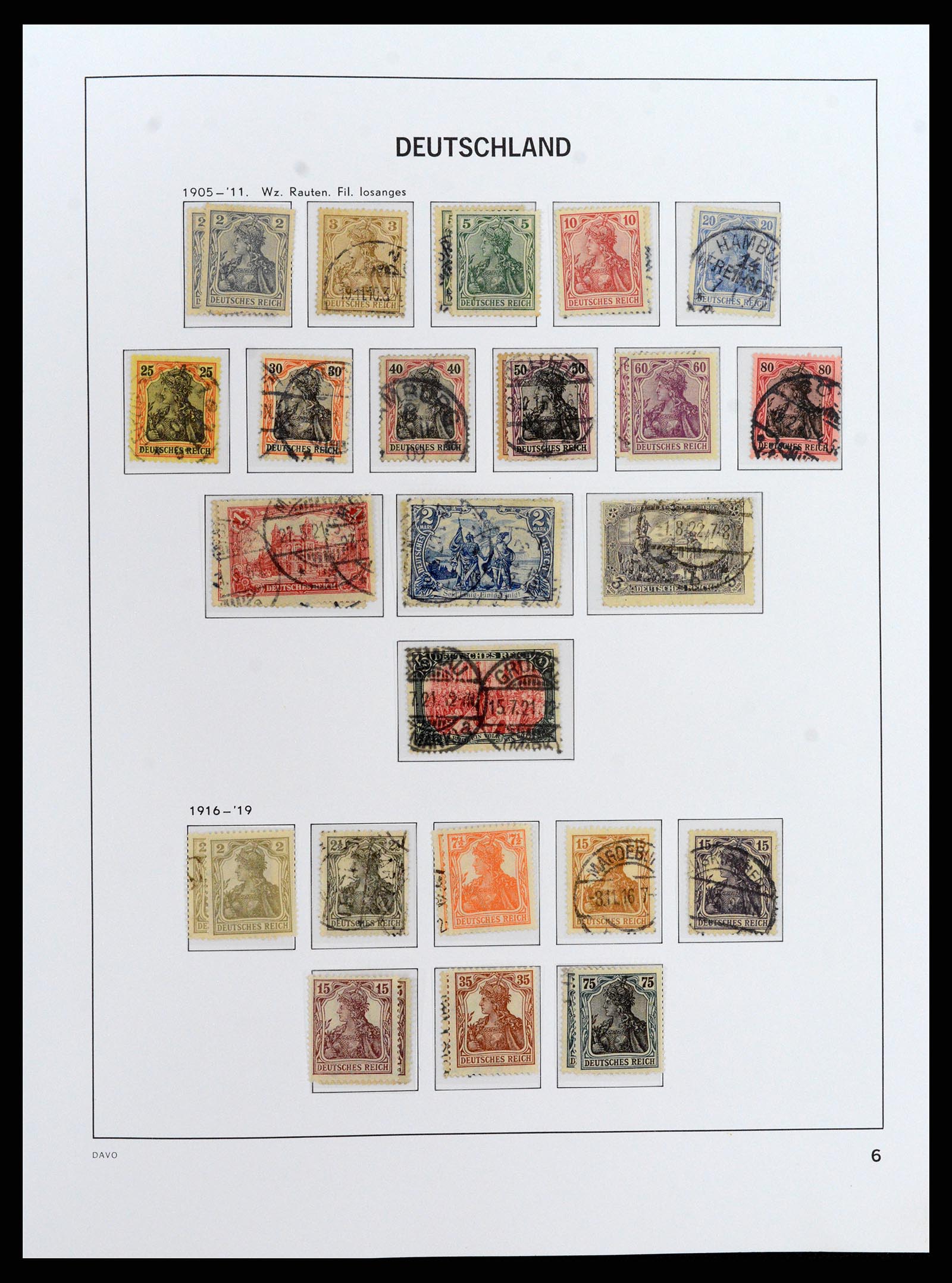 37830 009 - Postzegelverzameling 37830 Duitse Rijk 1872-1945.