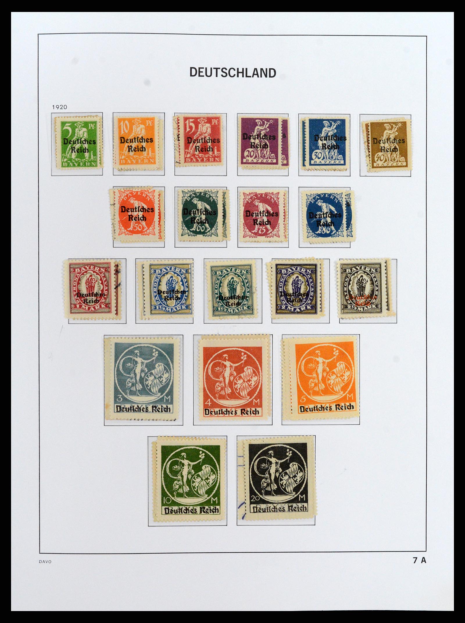 37830 013 - Postzegelverzameling 37830 Duitse Rijk 1872-1945.