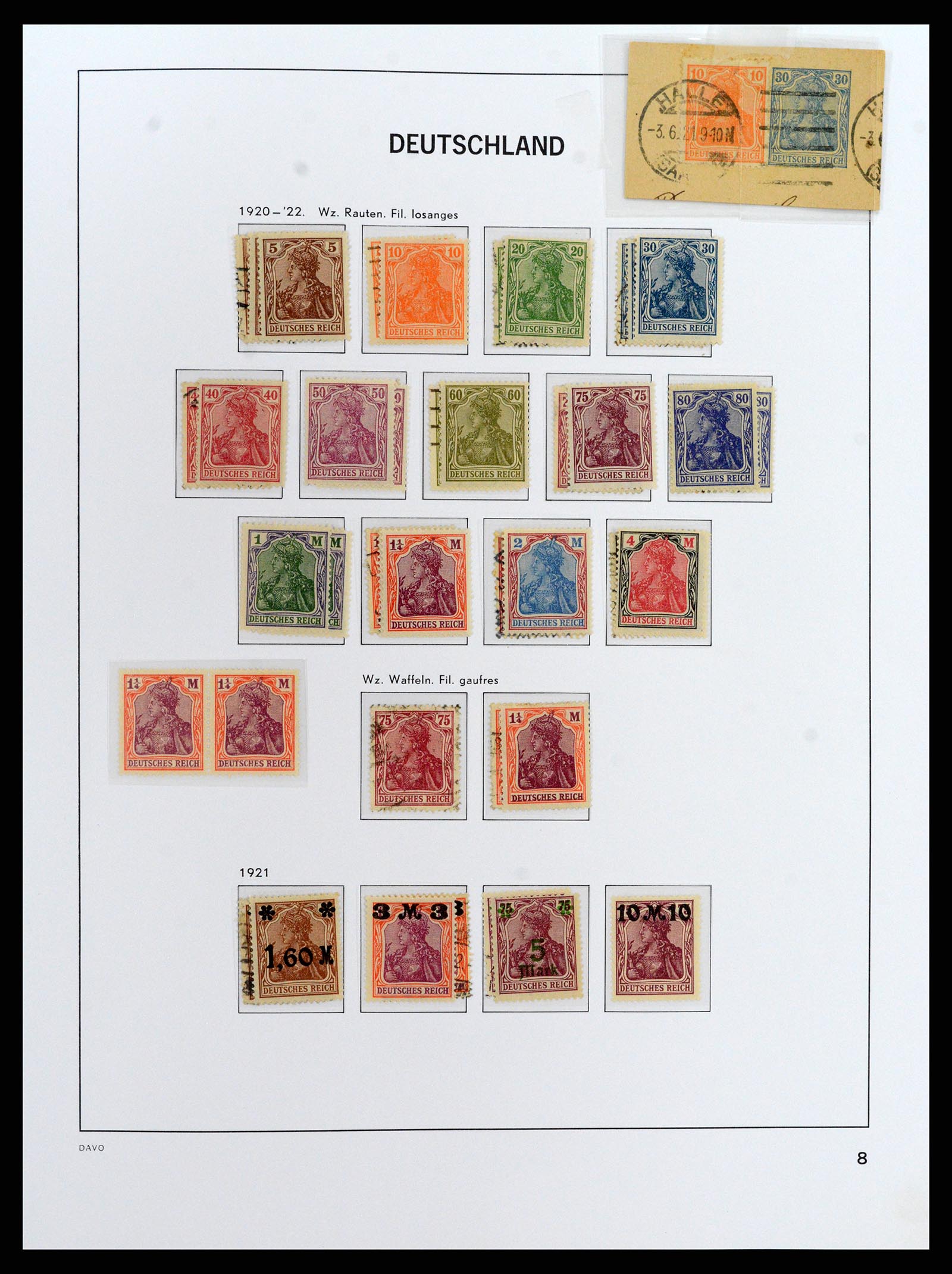 37830 014 - Postzegelverzameling 37830 Duitse Rijk 1872-1945.