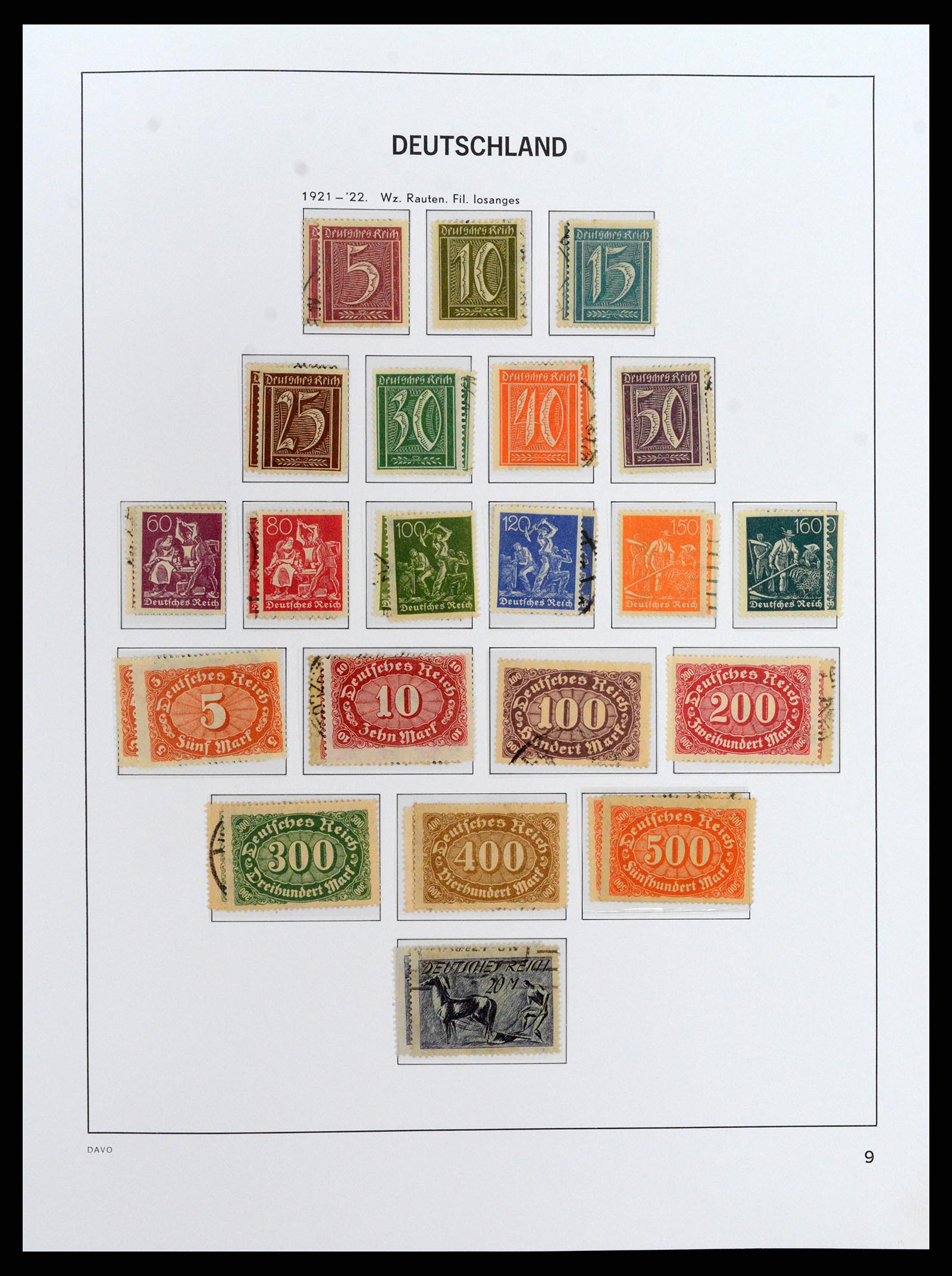 37830 015 - Stamp Collection 37830 German Reich 1872-1945.