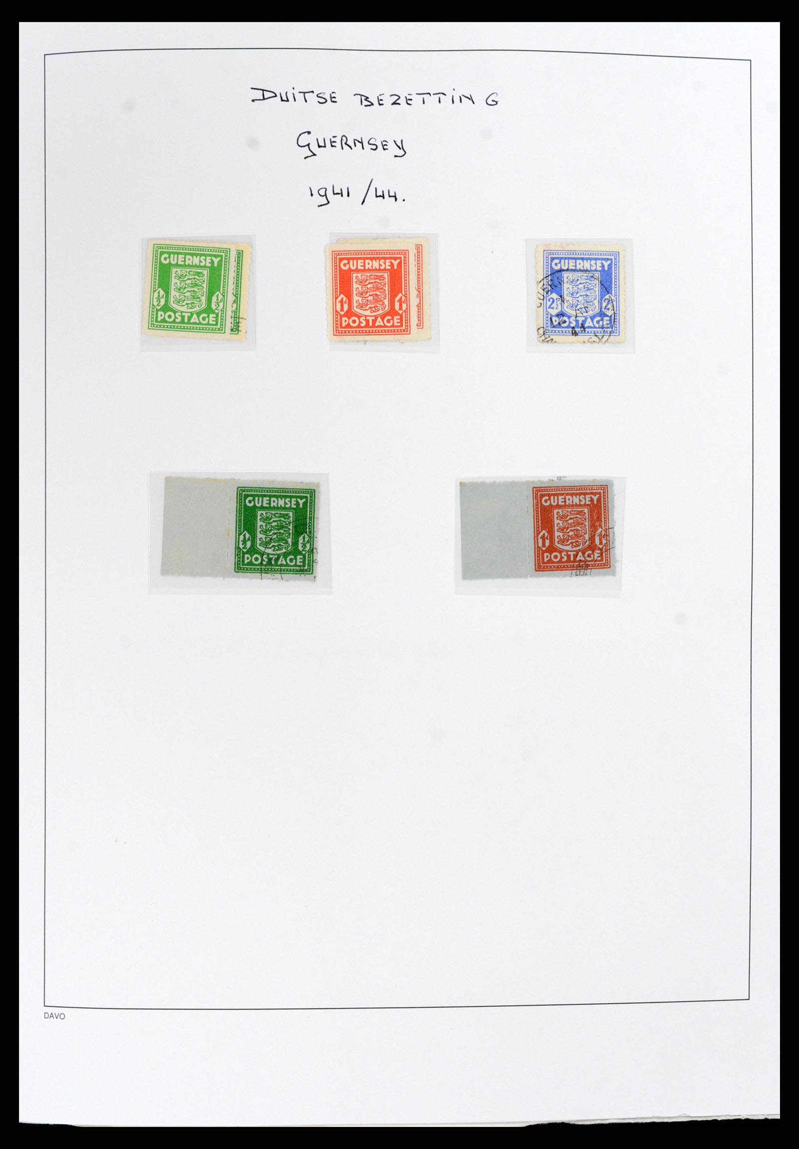 37831 001 - Stamp Collection 37831 Guernsey 1941-2016.