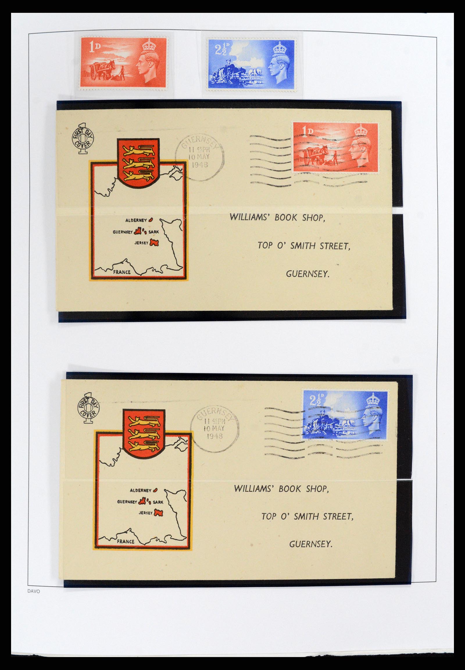 37831 002 - Stamp Collection 37831 Guernsey 1941-2016.