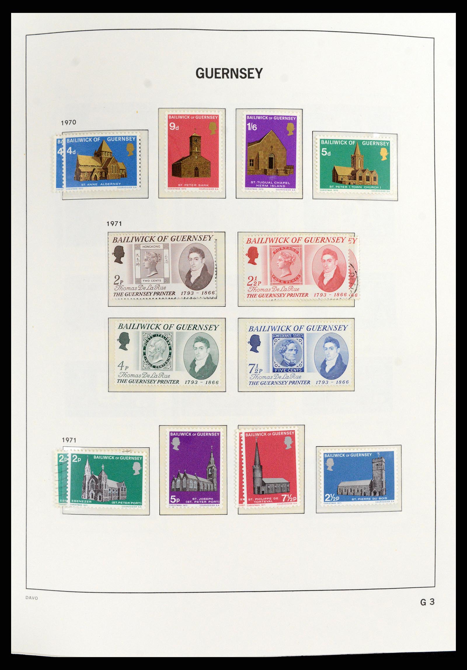 37831 006 - Stamp Collection 37831 Guernsey 1941-2016.