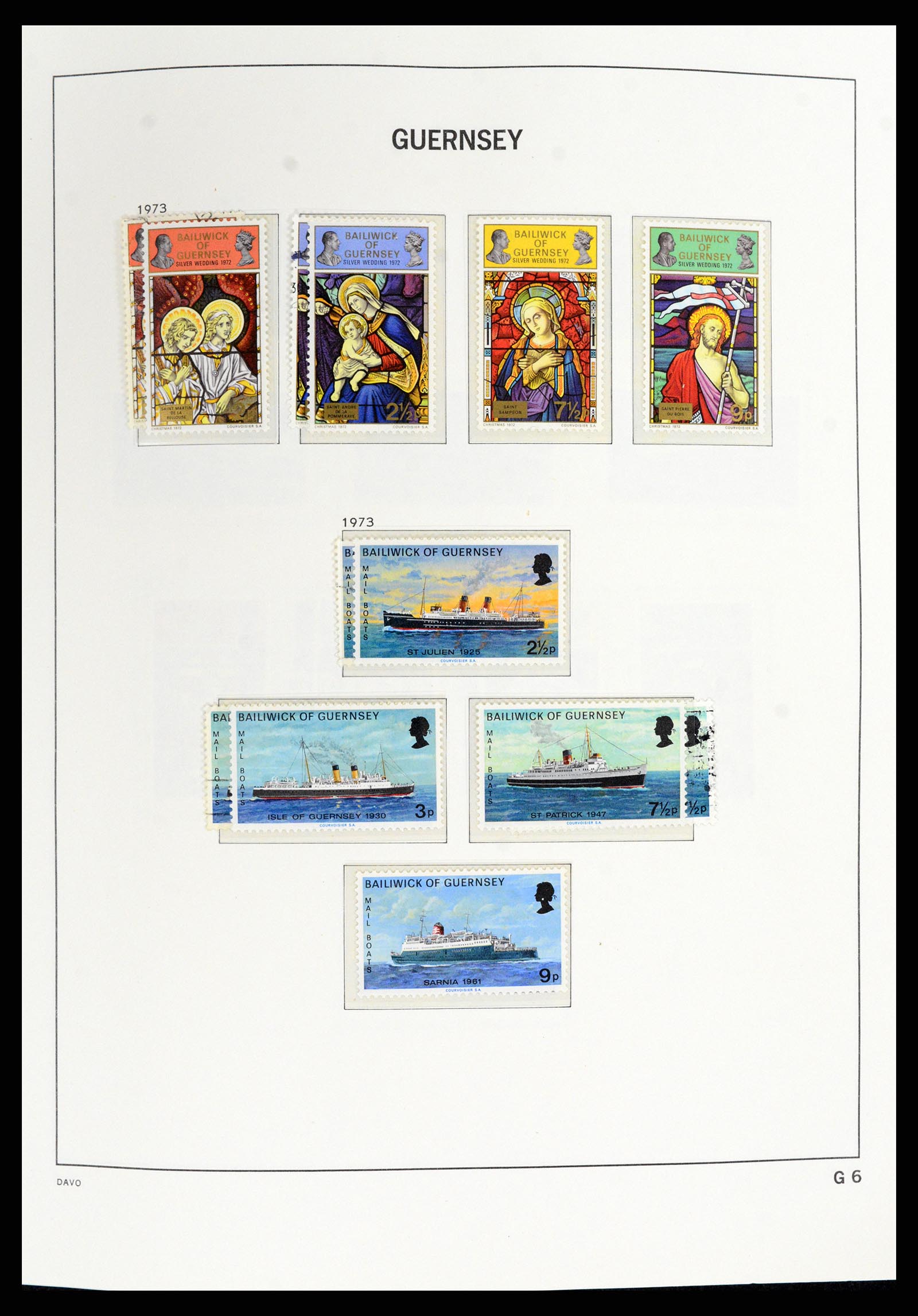 37831 009 - Stamp Collection 37831 Guernsey 1941-2016.