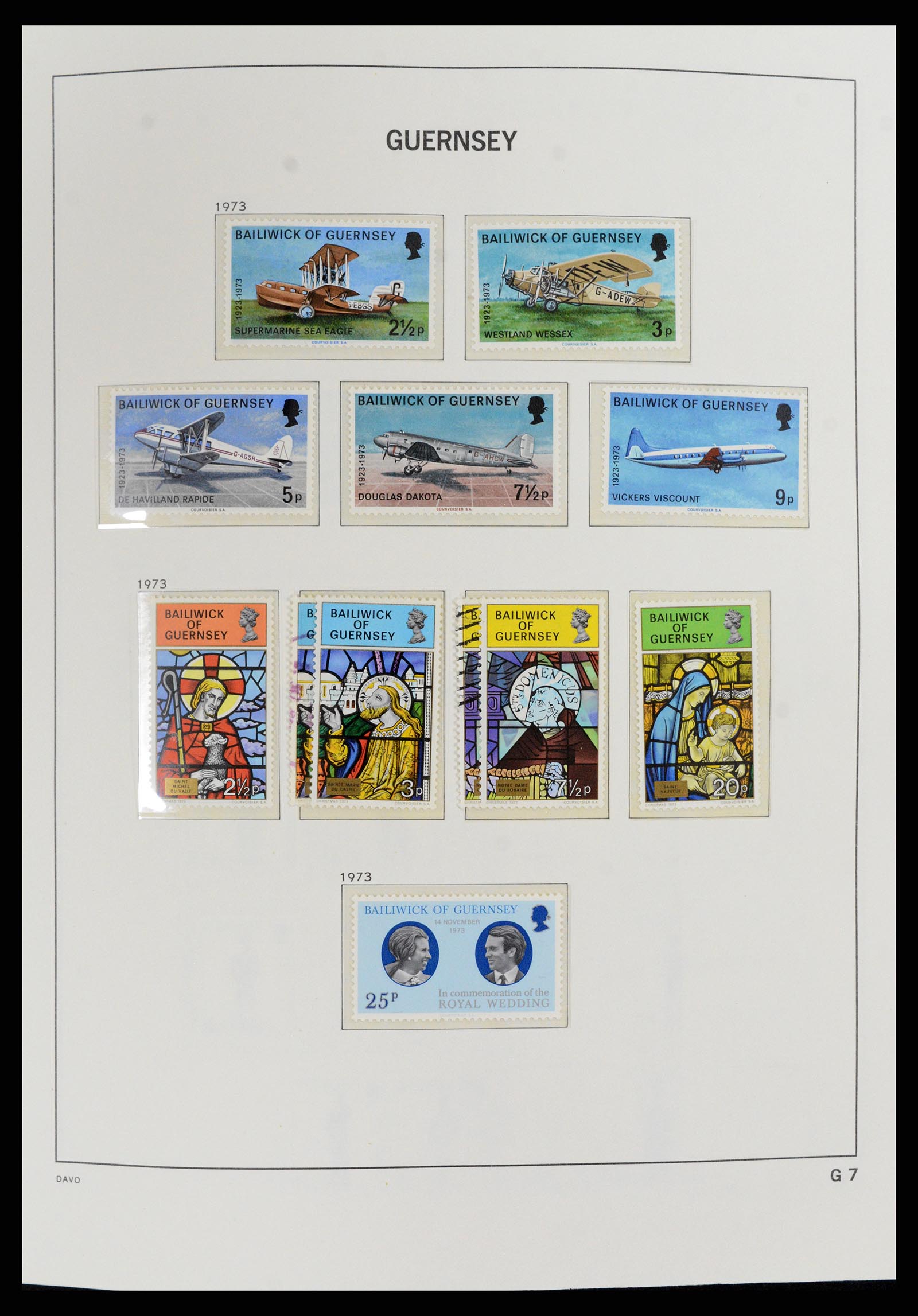 37831 010 - Stamp Collection 37831 Guernsey 1941-2016.