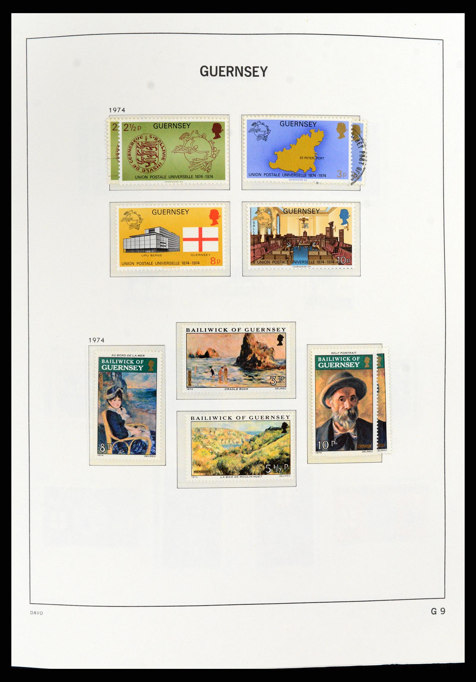 37831 013 - Stamp Collection 37831 Guernsey 1941-2016.