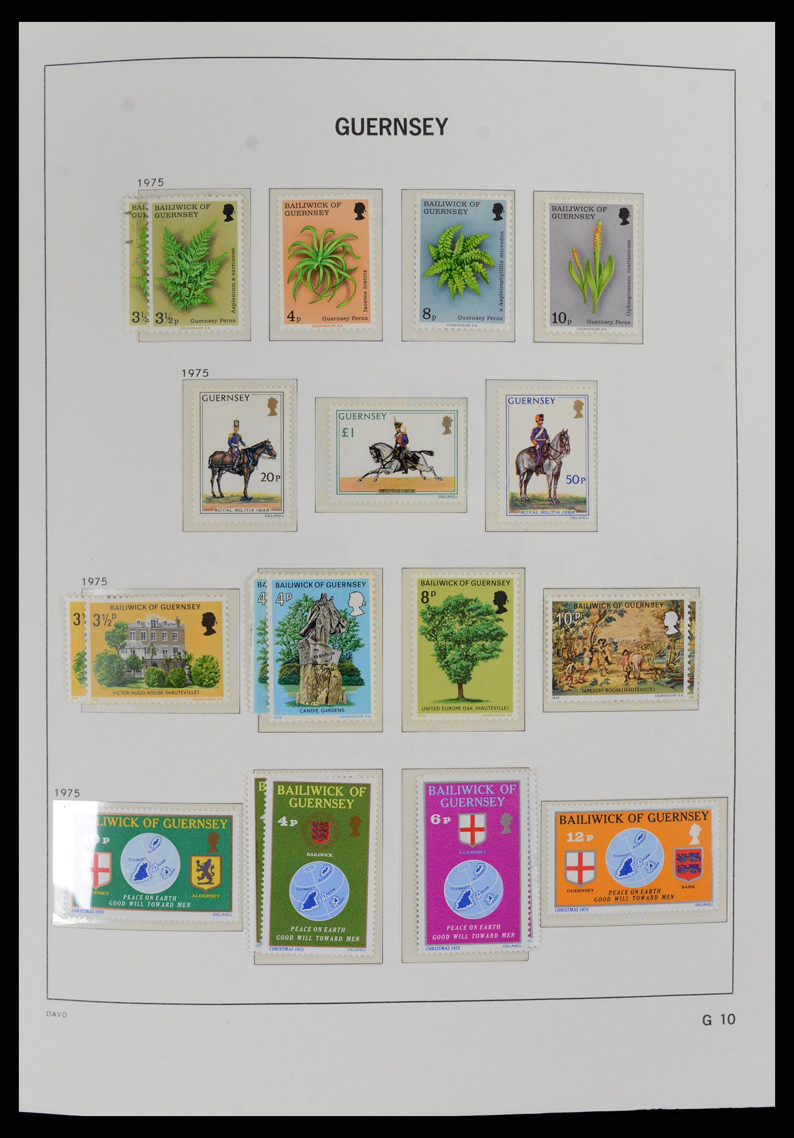 37831 014 - Stamp Collection 37831 Guernsey 1941-2016.