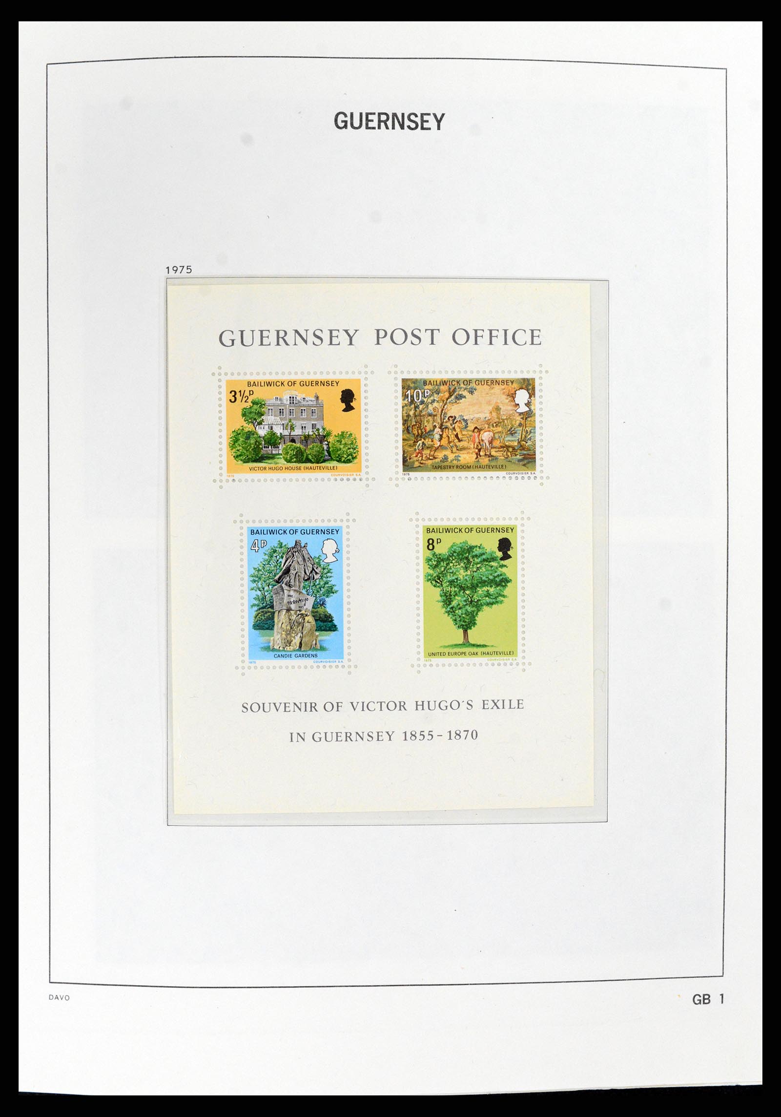 37831 015 - Stamp Collection 37831 Guernsey 1941-2016.