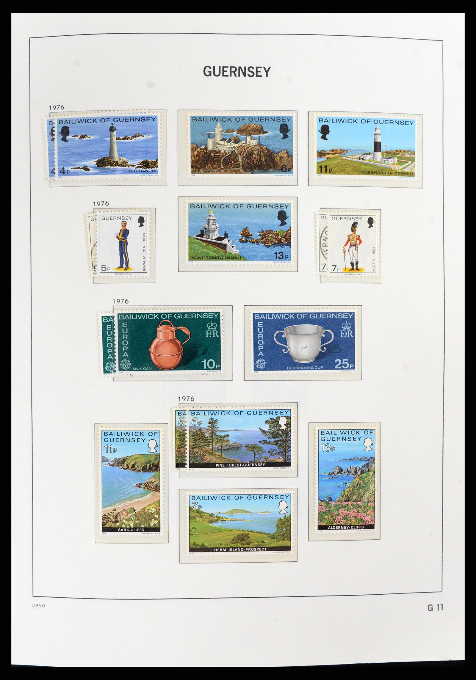 37831 017 - Stamp Collection 37831 Guernsey 1941-2016.