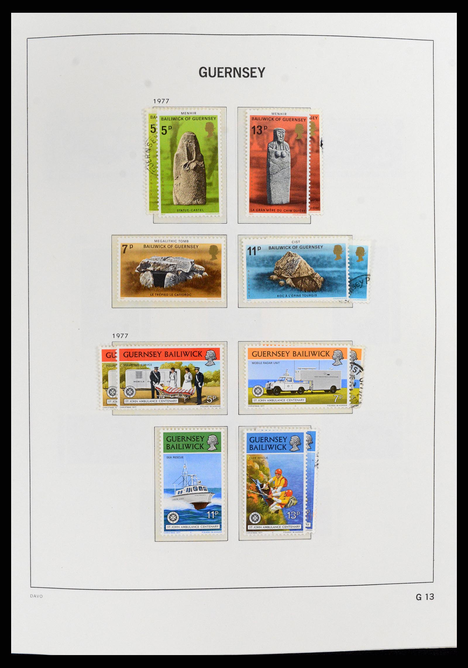 37831 019 - Stamp Collection 37831 Guernsey 1941-2016.